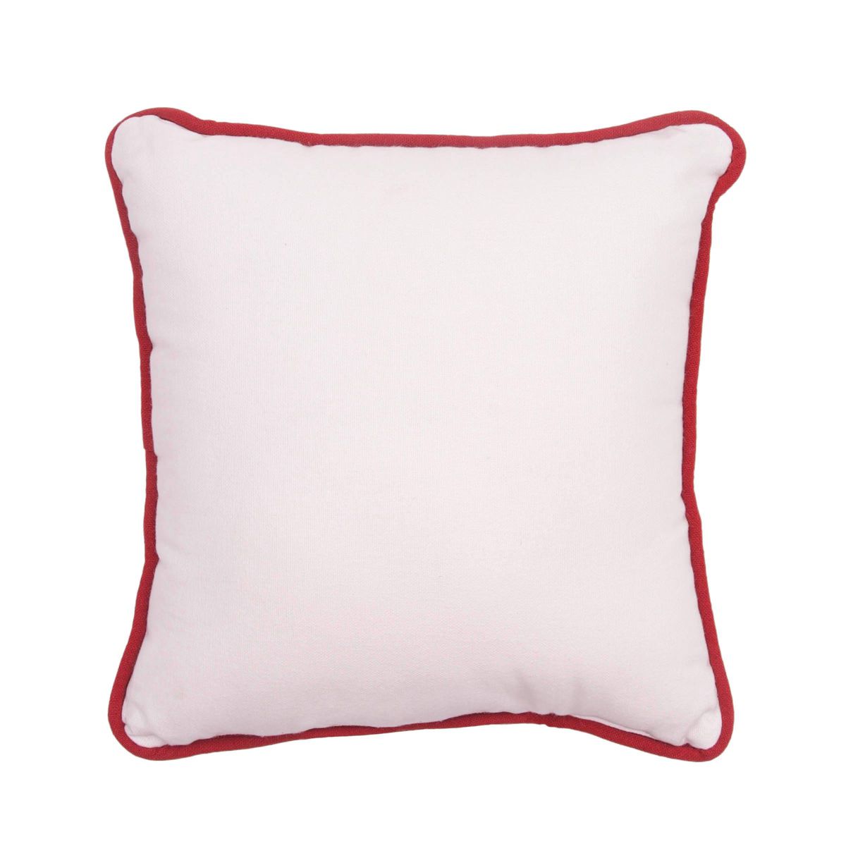 Love Poinsettia Small Petite Christmas Throw Pillow 10" x 10"