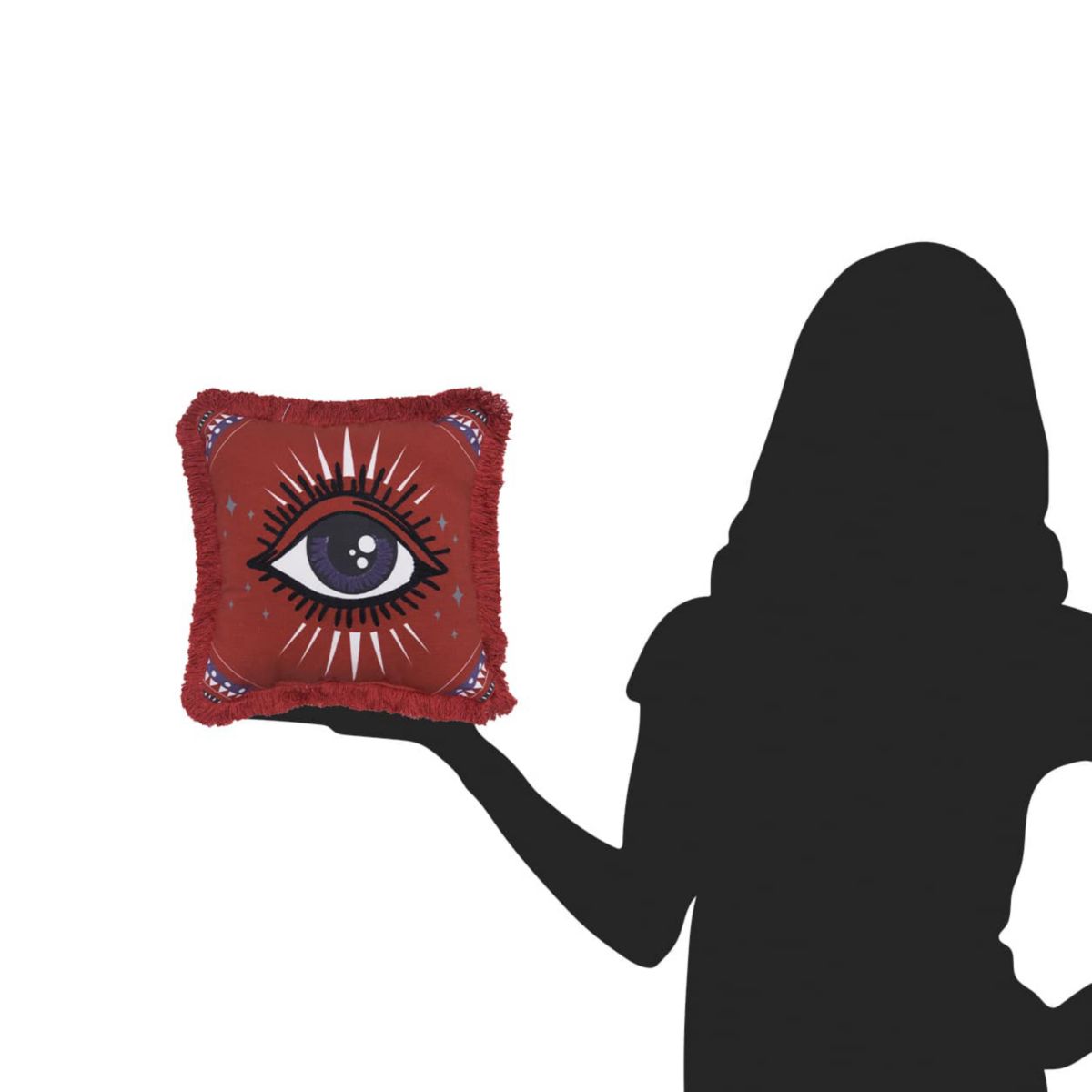 10" x 10" Mystical Eye Throw Pillow