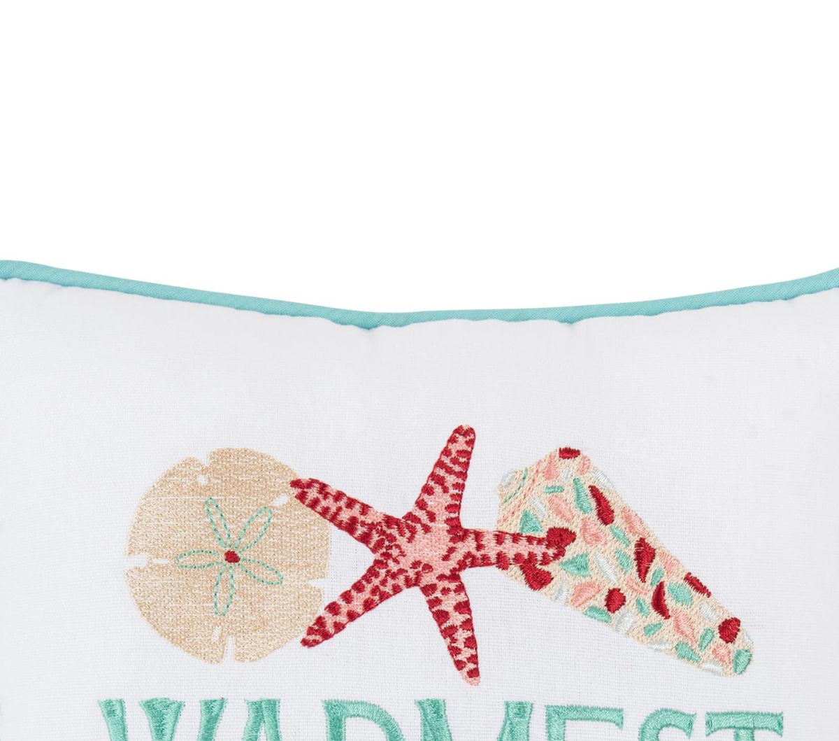 Warmest Wishes Small Petite Christmas Throw Pillow 10" x 10"