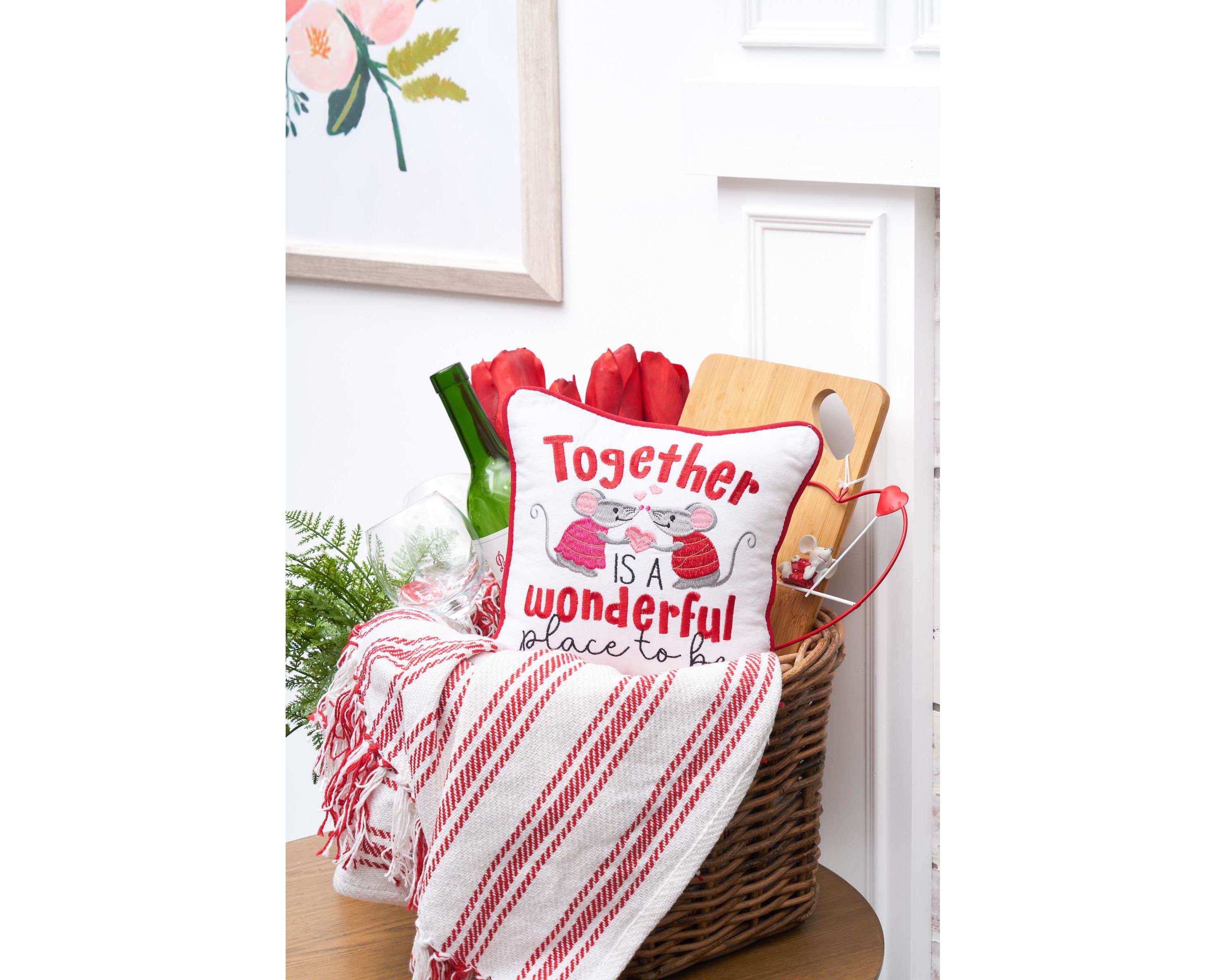 Together Mouse Small Petite Accent Throw Pillow