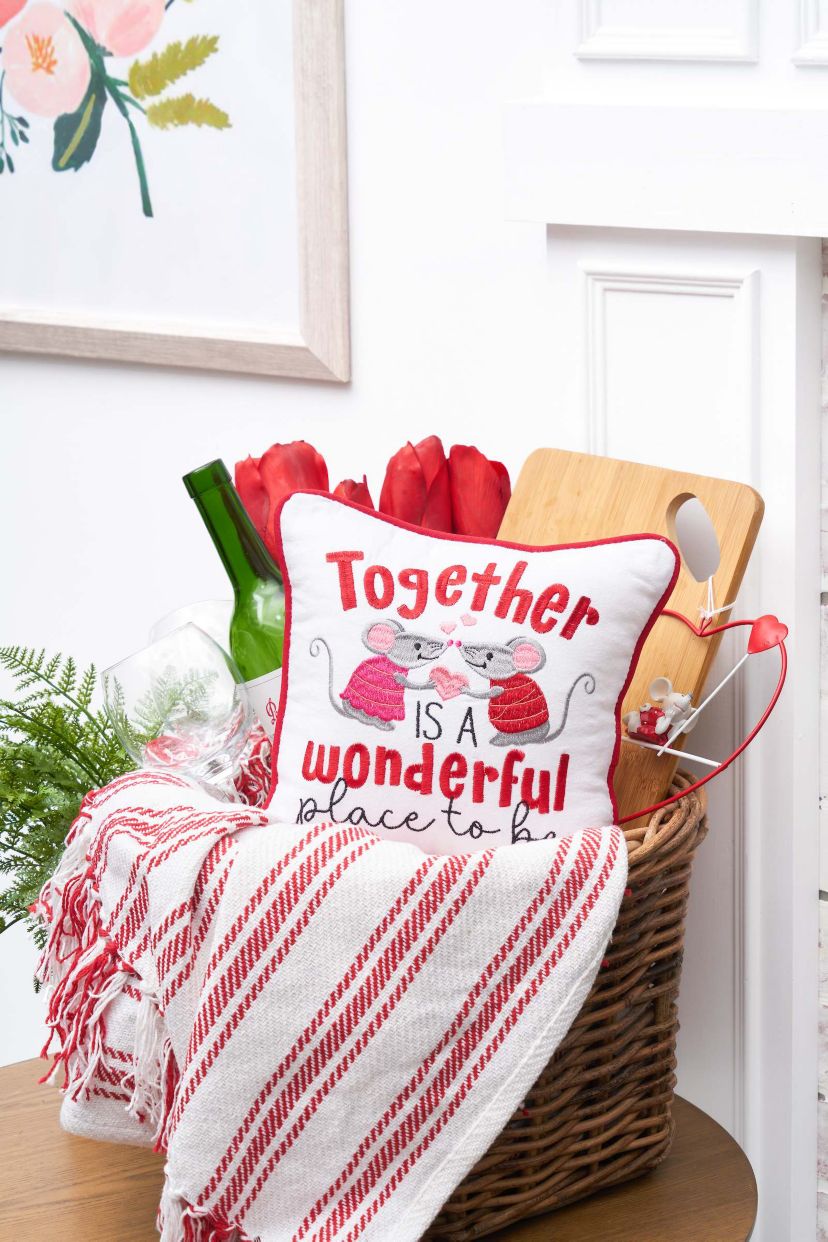 Together Mouse Small Petite Accent Throw Pillow
