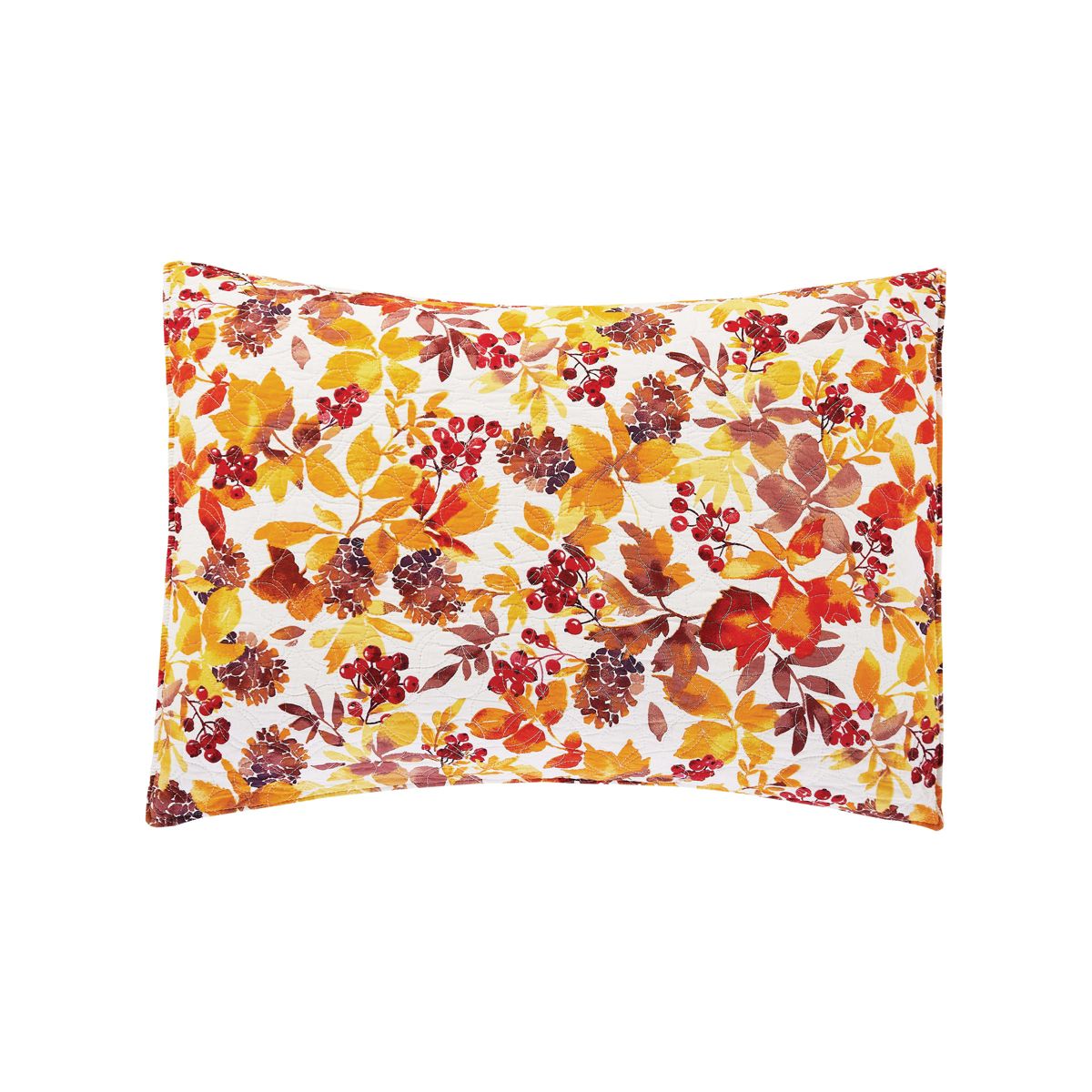 Cordelia Reversible Fall Botanical Full/Queen Quilt Set
