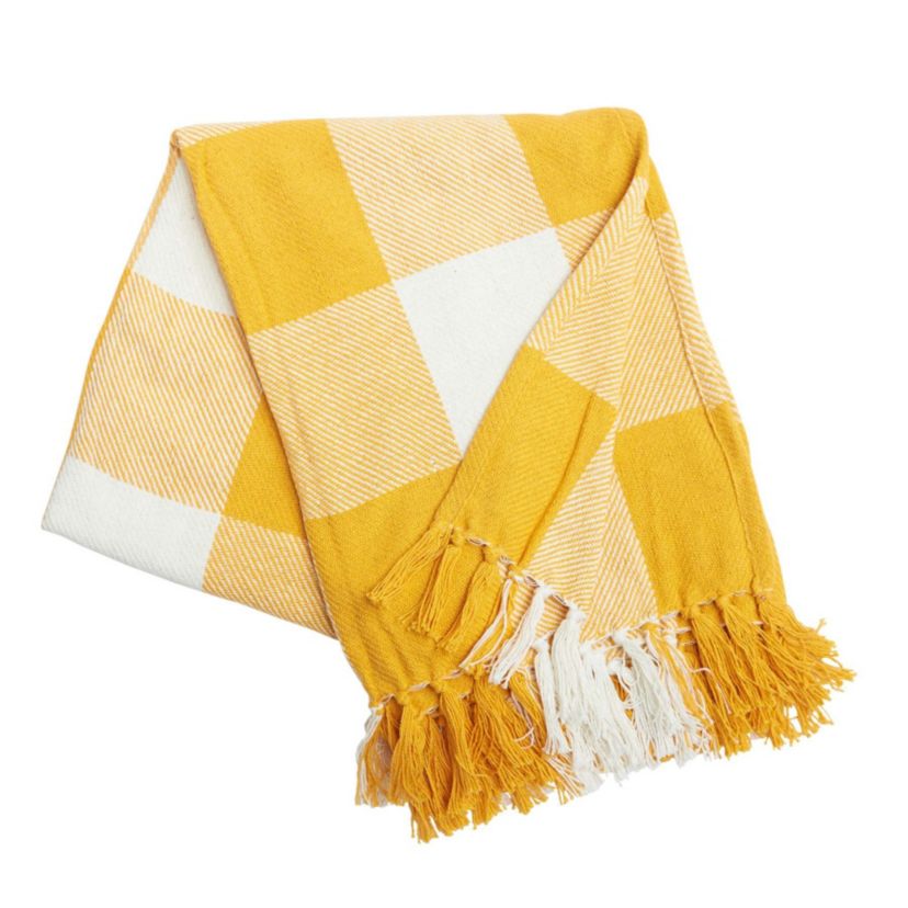Franklin Ochre Throw 