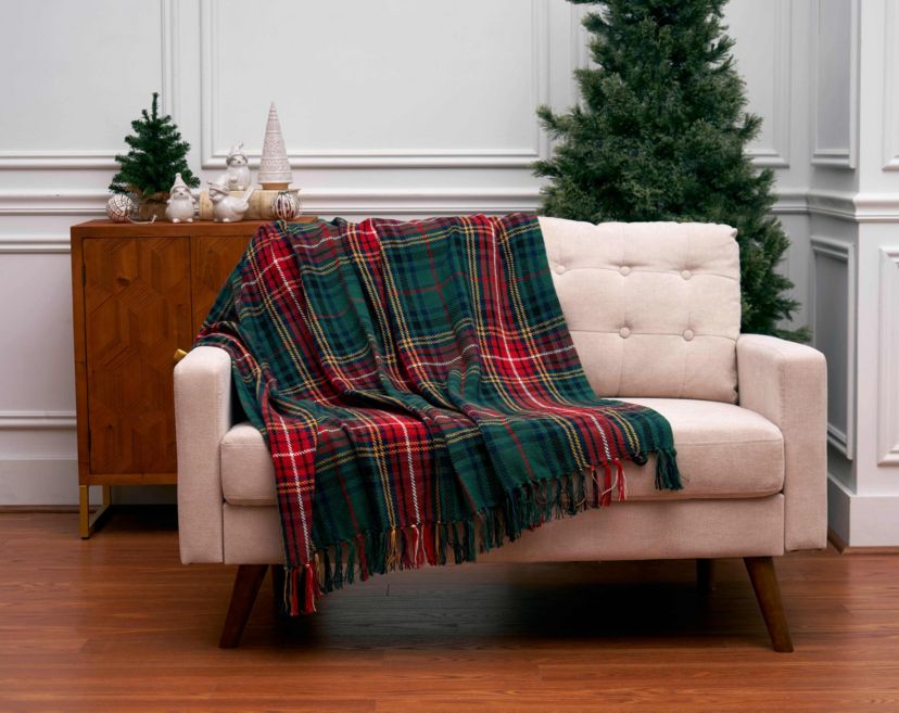 Lennox Plaid Throw