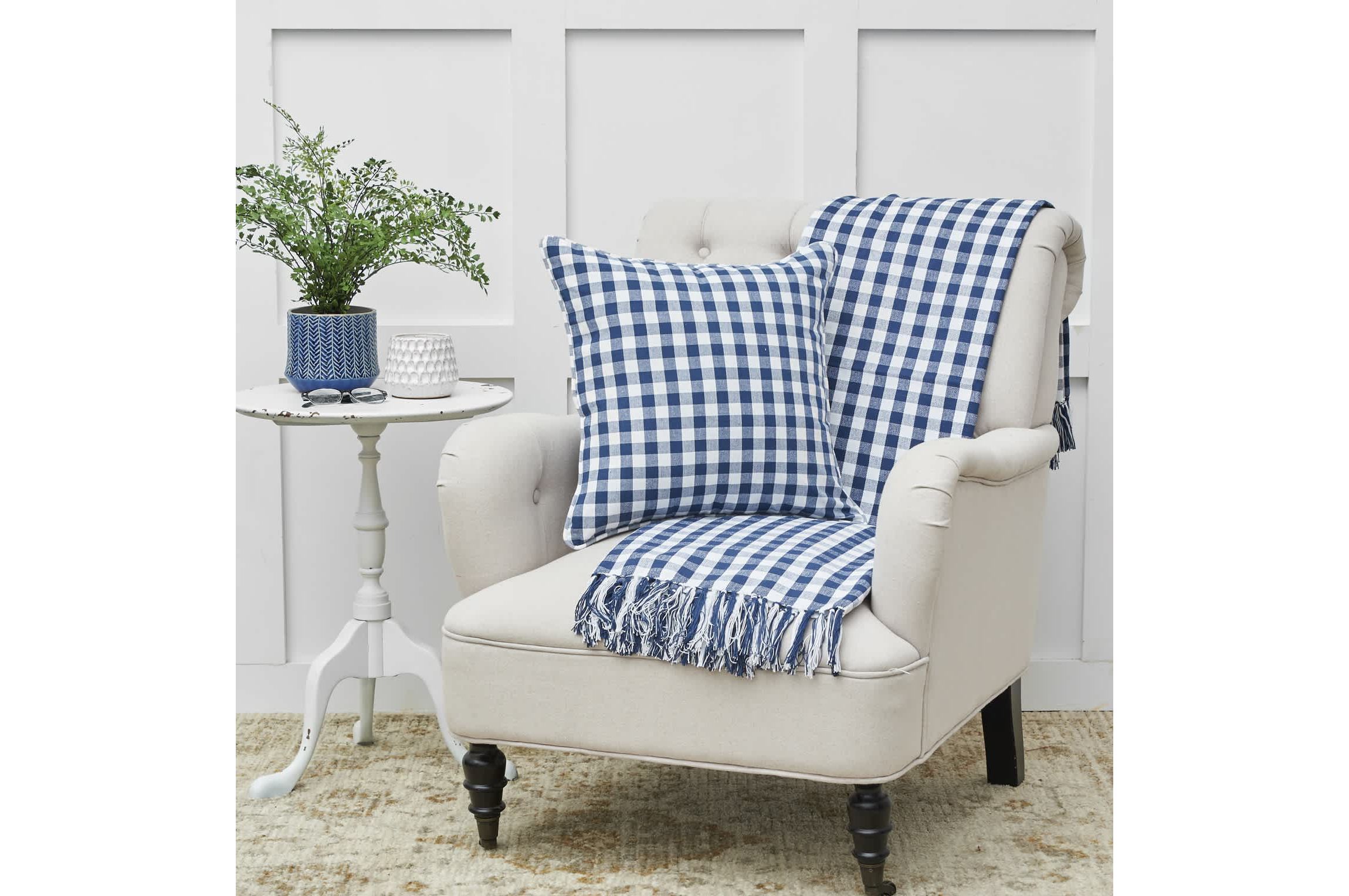 Ashford Indigo Throw 