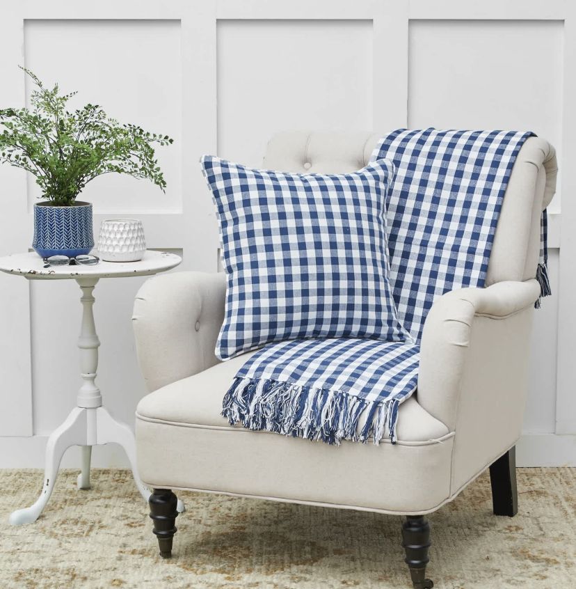 Ashford Indigo Throw 