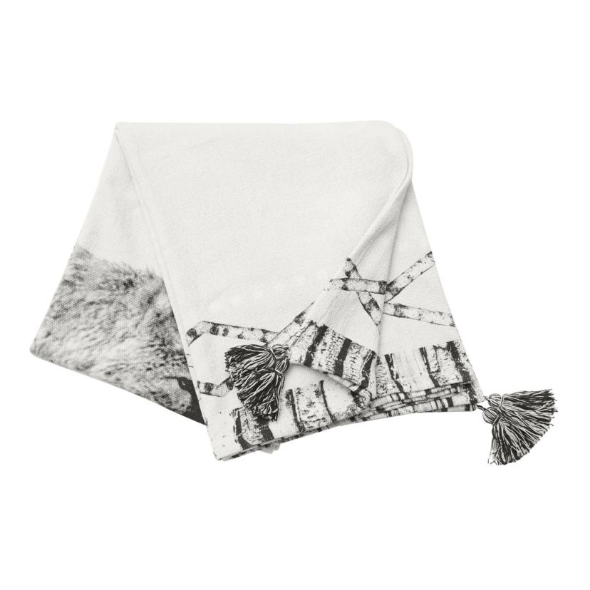 Fox Forest Printed Throw 