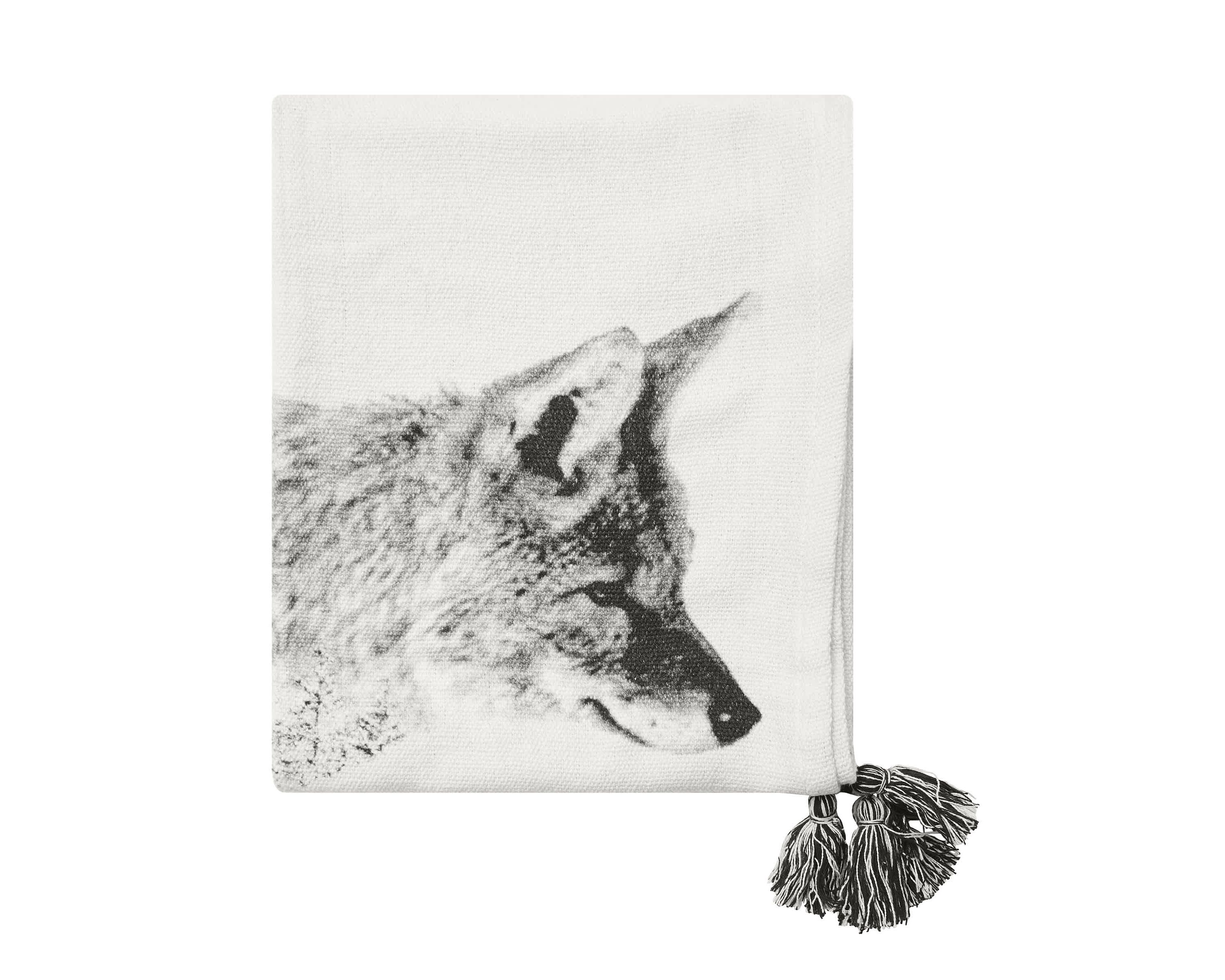 Fox Forest Printed Throw 