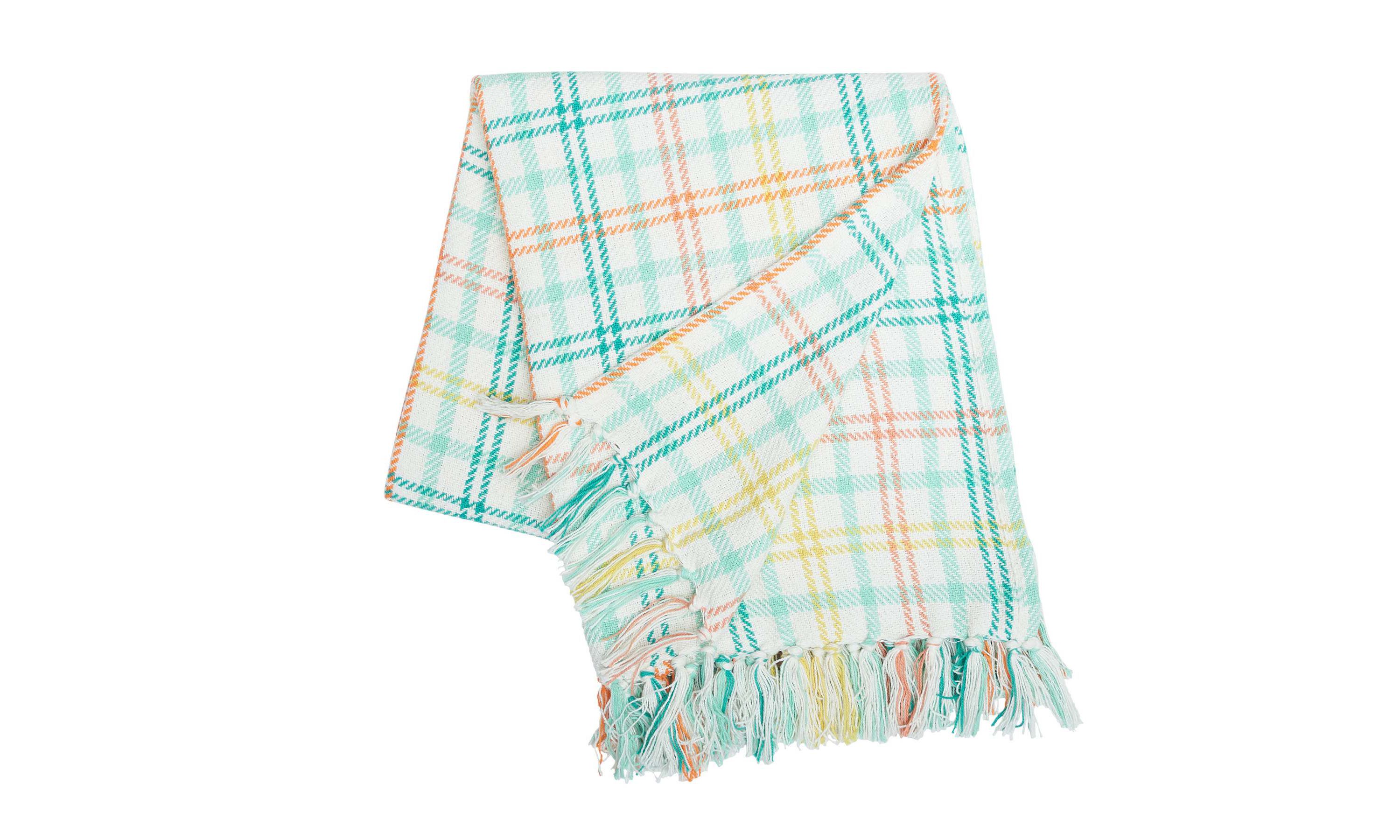 Bunny Trail Plaid Throw
