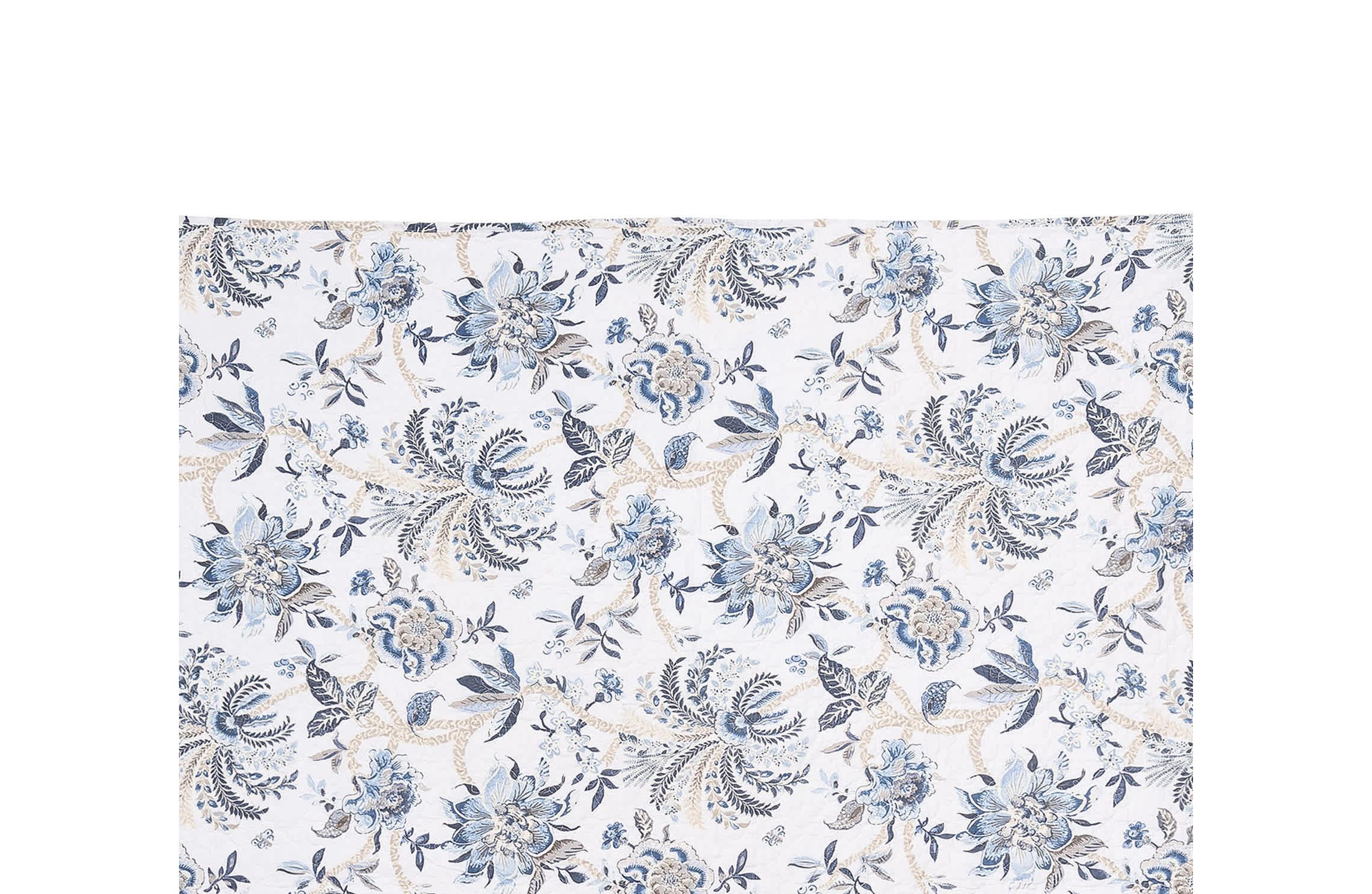 Braganza Blue Bell Throw