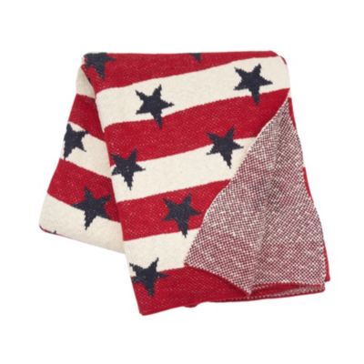 C&F Home Stars And StripesThrow, Red