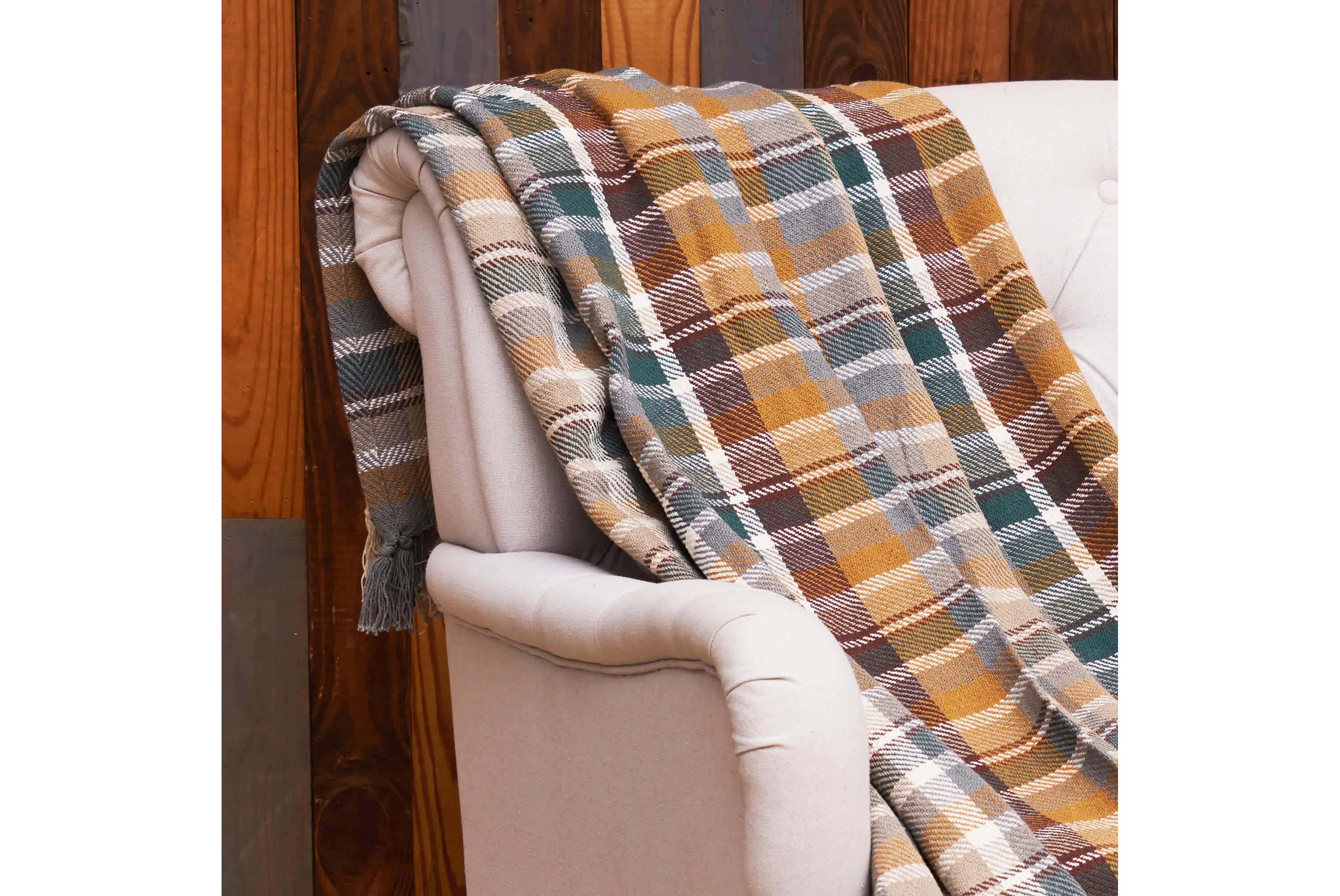 Aspen Plaid Throw 