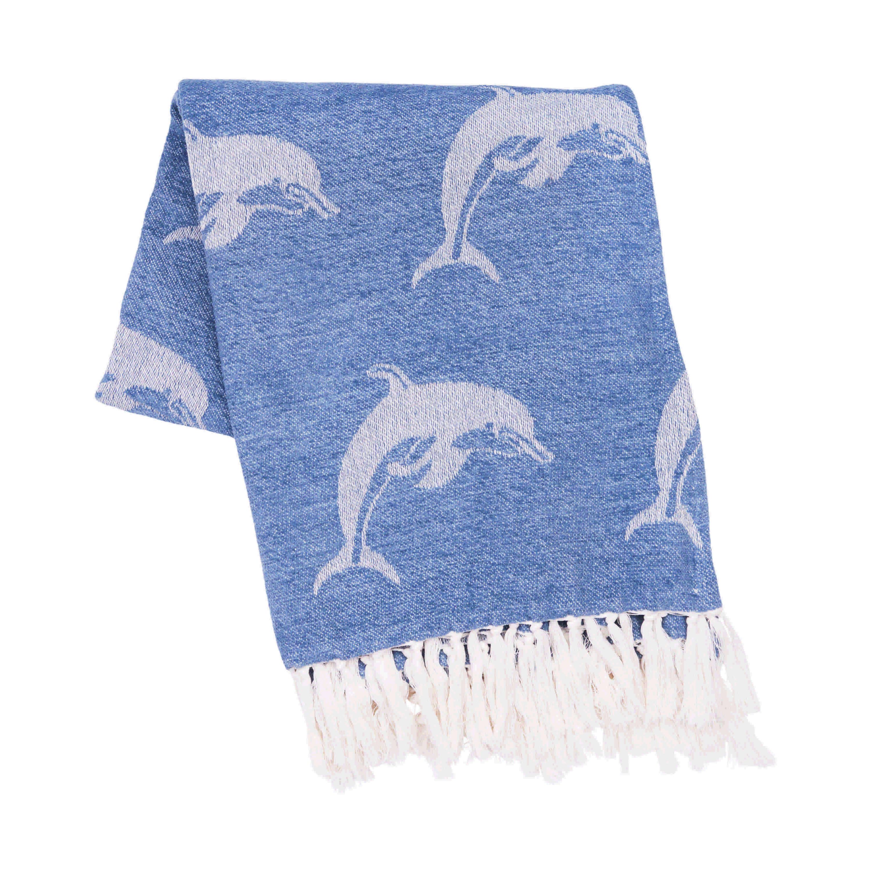 Dolphin Blue Throw 
