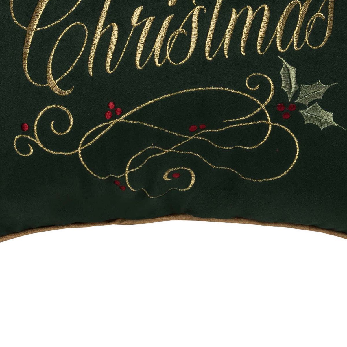 Merry Christmas Swirl Pillow