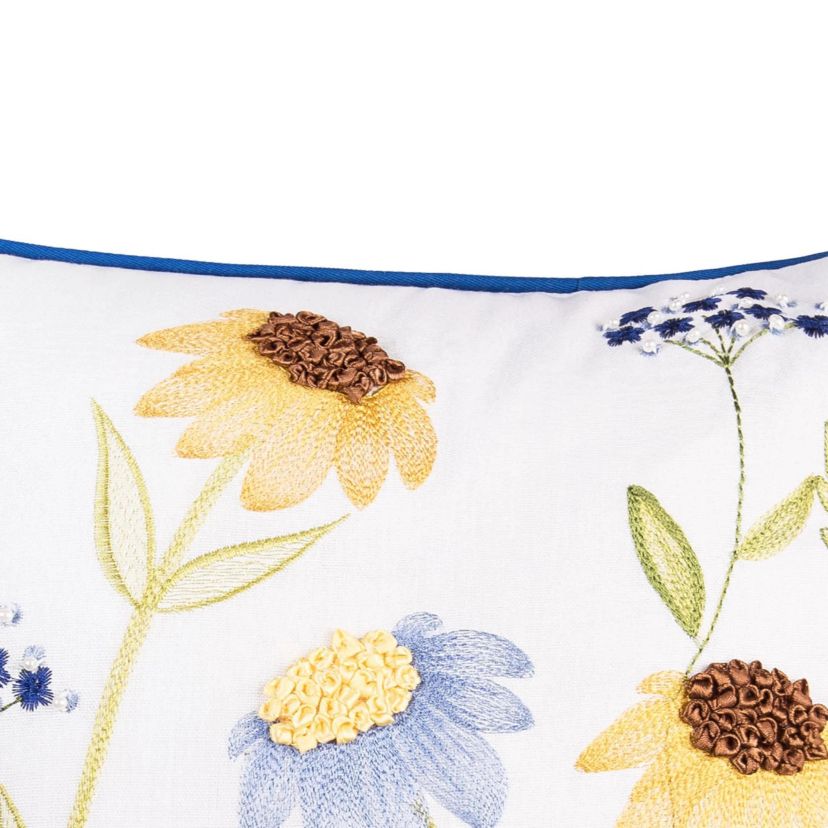 16" x 16" Lovely Blues Throw Pillow