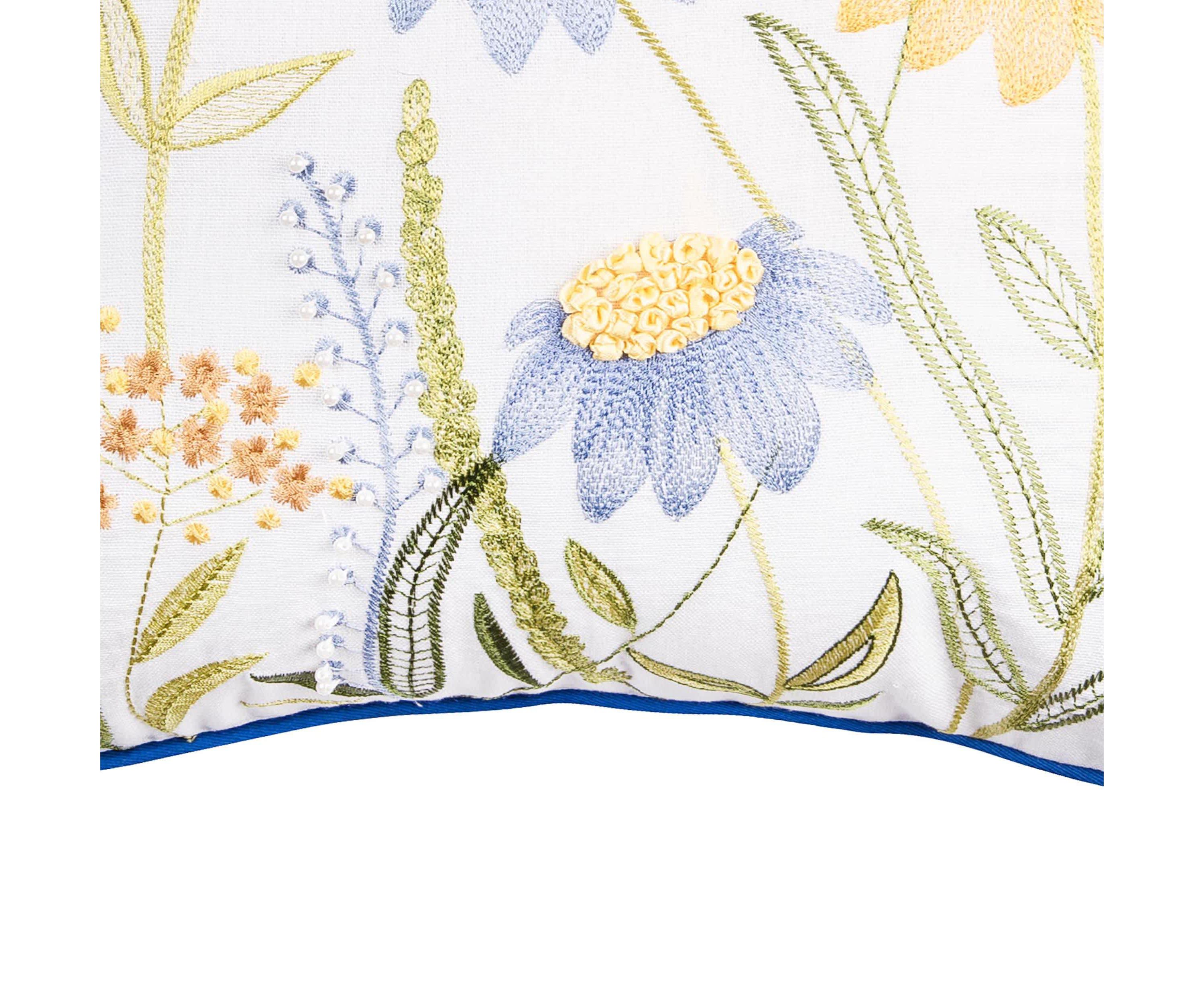 16" x 16" Lovely Blues Throw Pillow