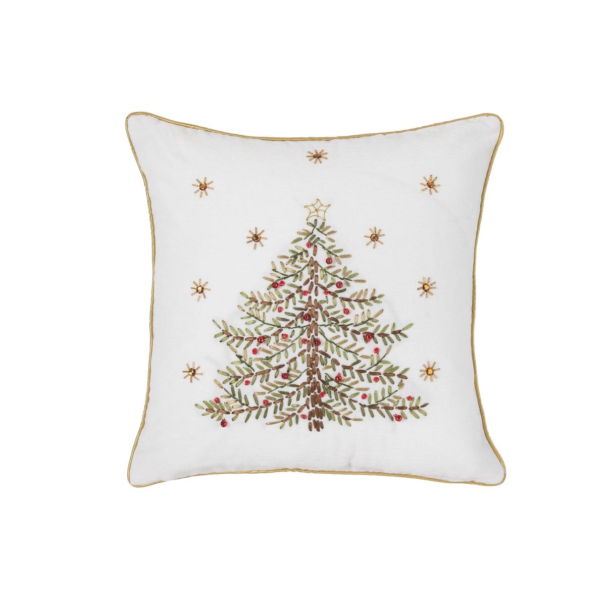 Christmas Tree Christmas Throw Pillow 18" x 18"