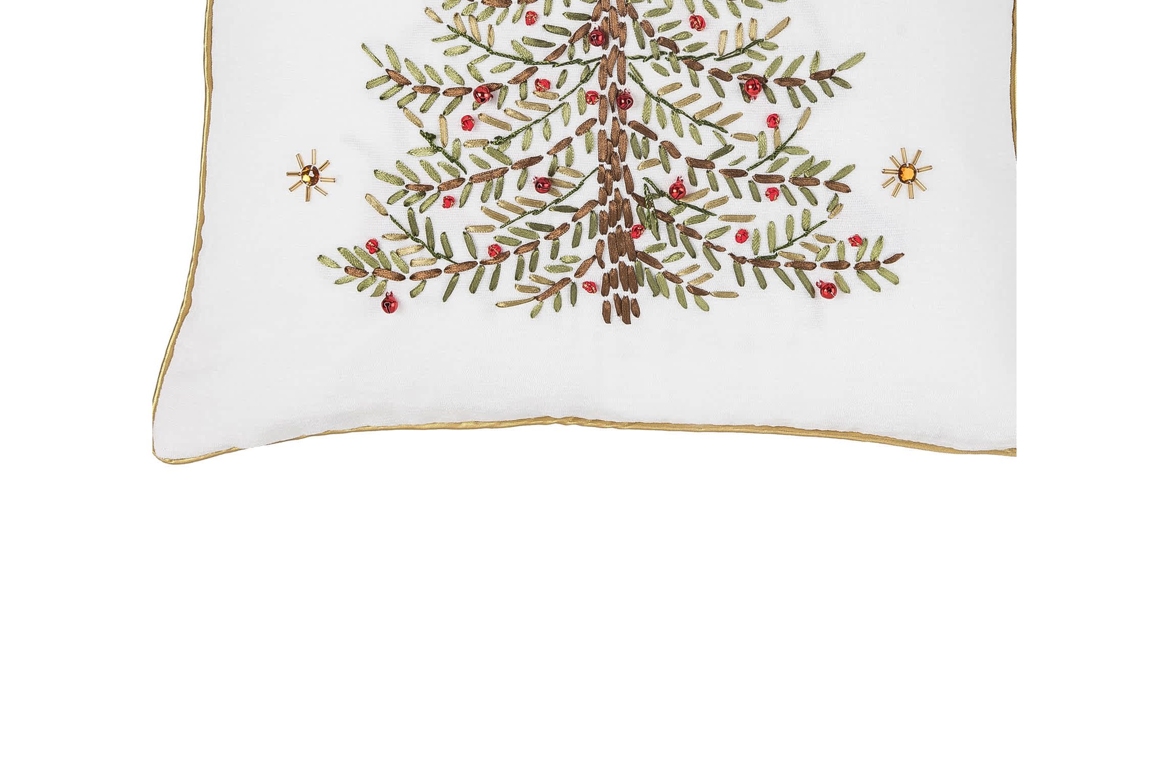 Christmas Tree Christmas Throw Pillow 18" x 18"