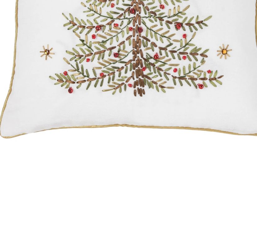 Christmas Tree Christmas Throw Pillow 18" x 18"