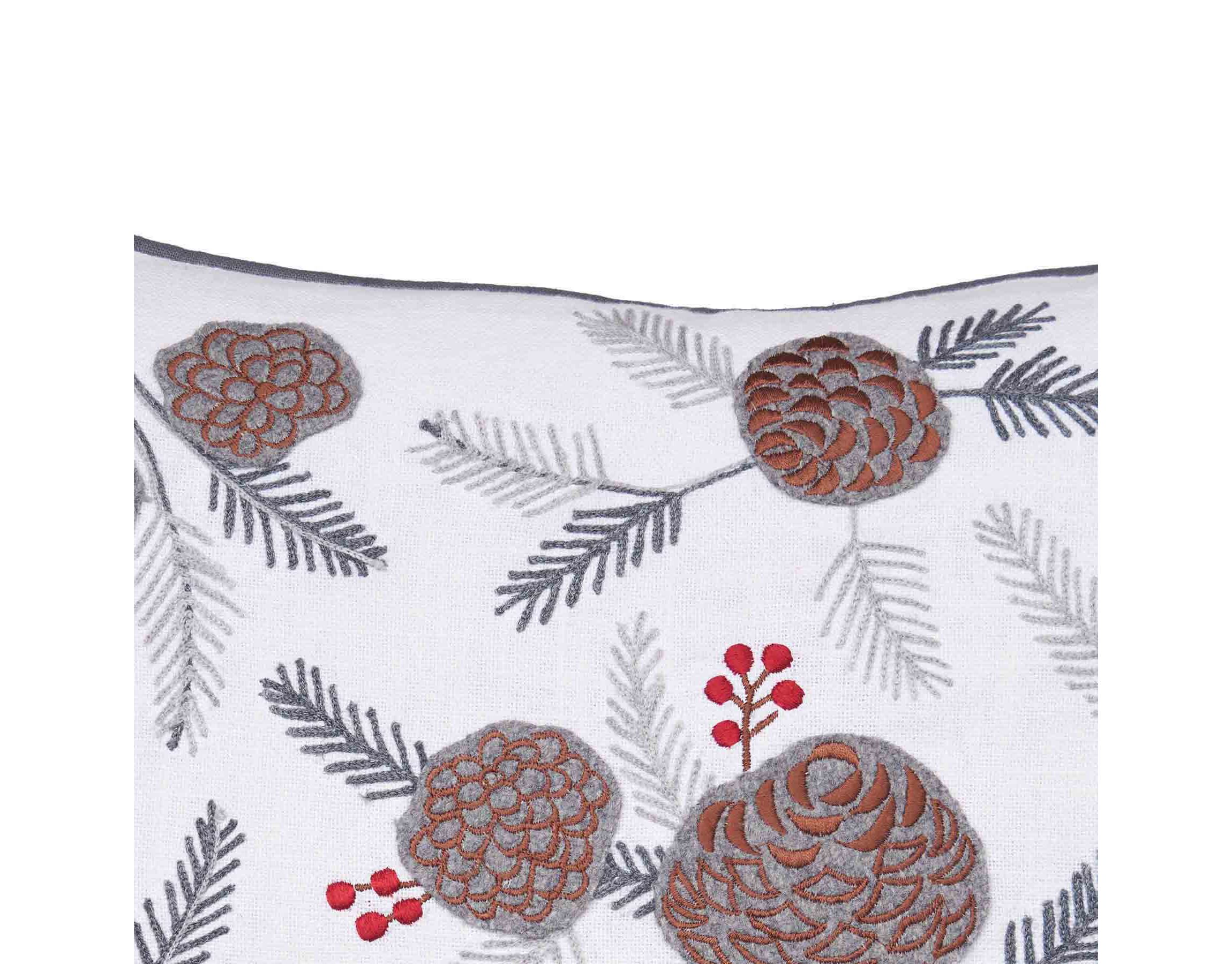 Pinecone & Berries Pillow