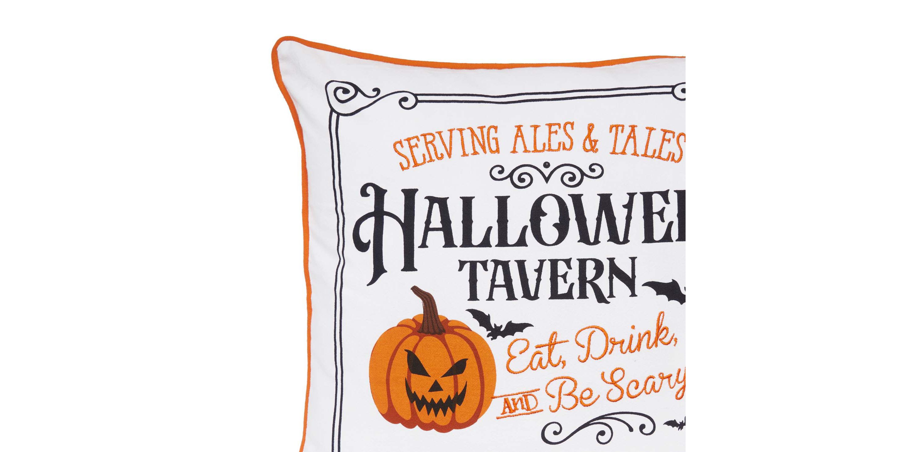 Halloween Tavern Halloween Throw Pillow 18" x 18"