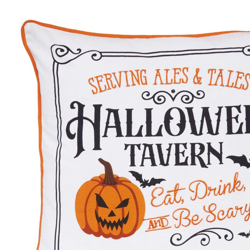 Halloween Tavern Halloween Throw Pillow 18" x 18"