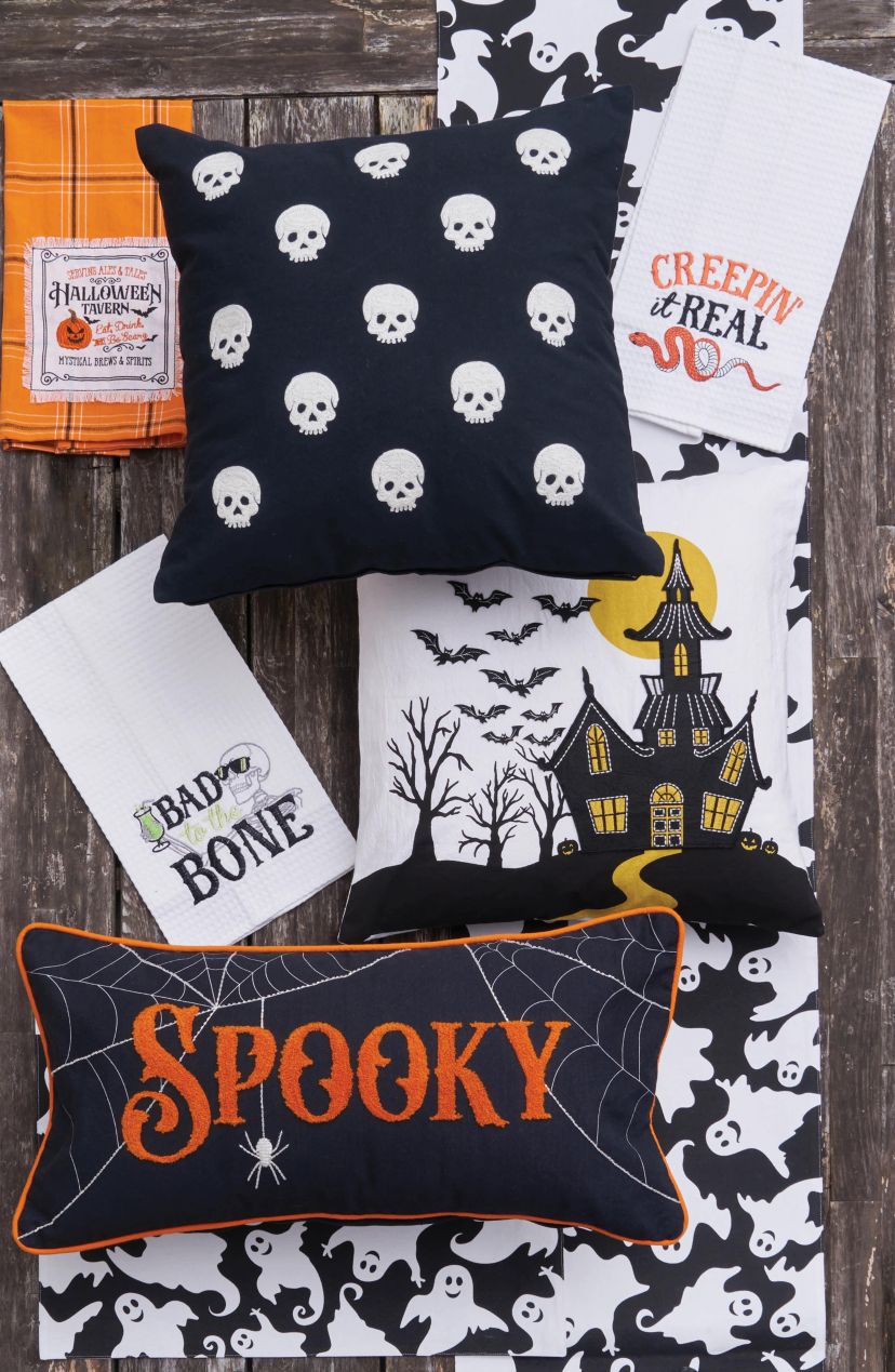 Halloween Tavern Halloween Throw Pillow 18" x 18"