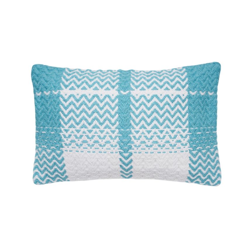 14" x 22" Sim Wave Aqua Pillow