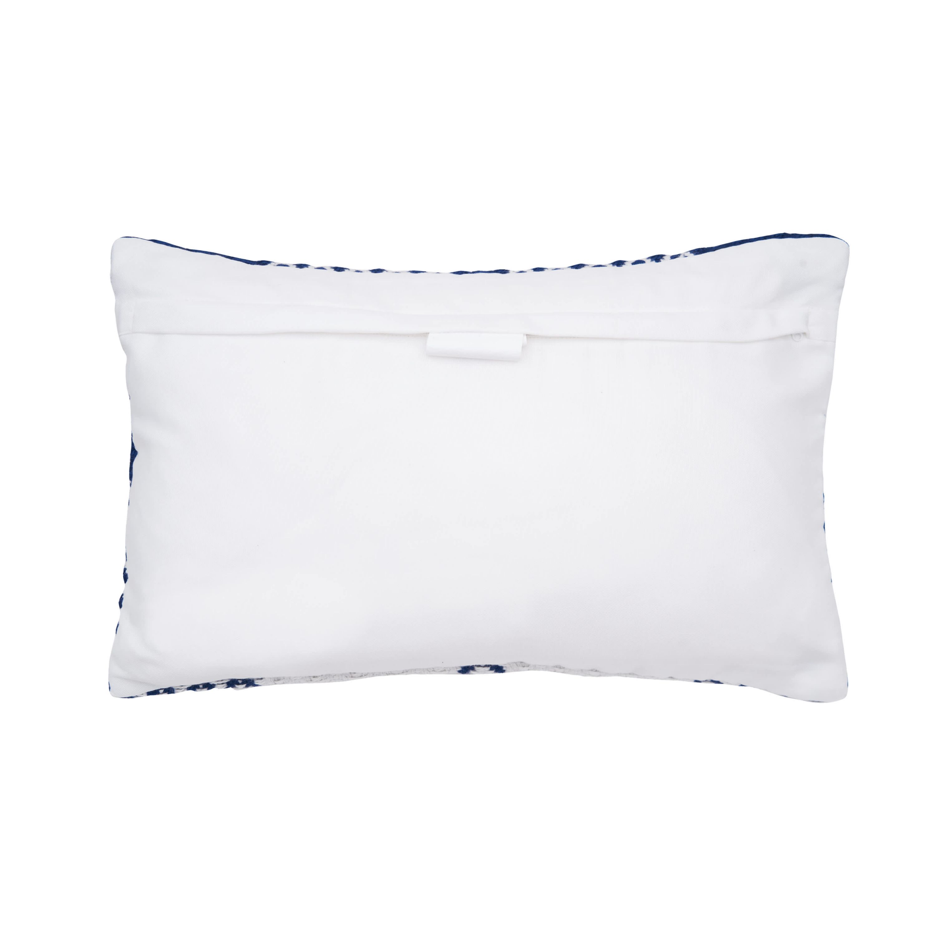 Slim Wave Outdoor Throw Pillow