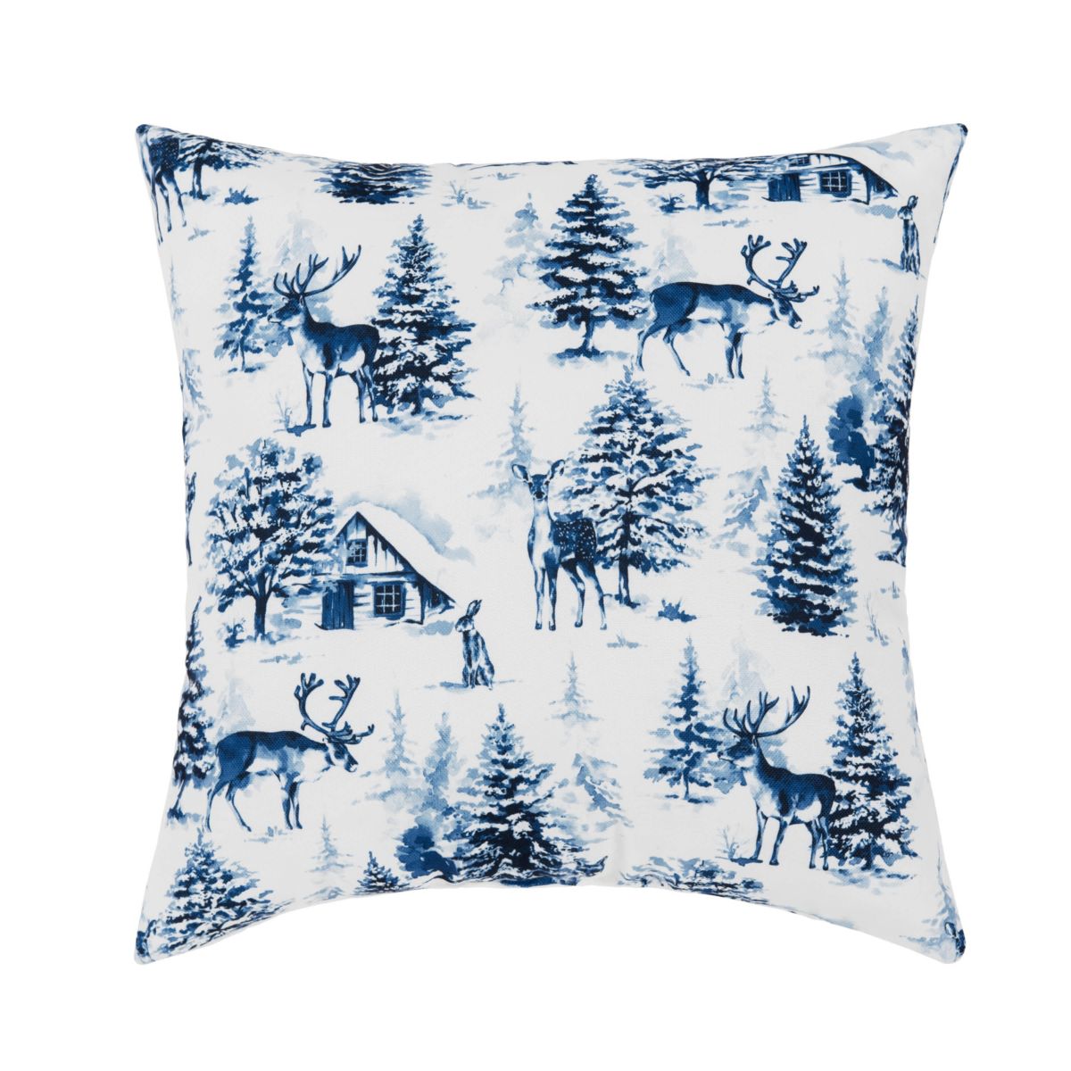 Winter Frasier Indoor/Outdoor Decorative Christmas Throw Pillows 18" x 18"
