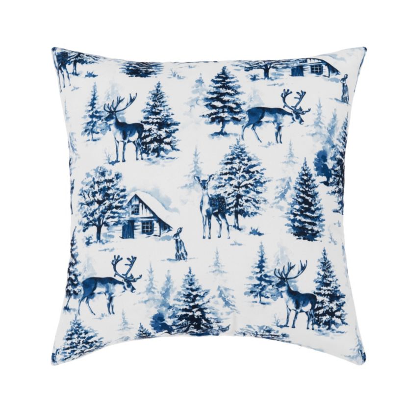 Winter Frasier Indoor/Outdoor Decorative Christmas Throw Pillows 18" x 18"