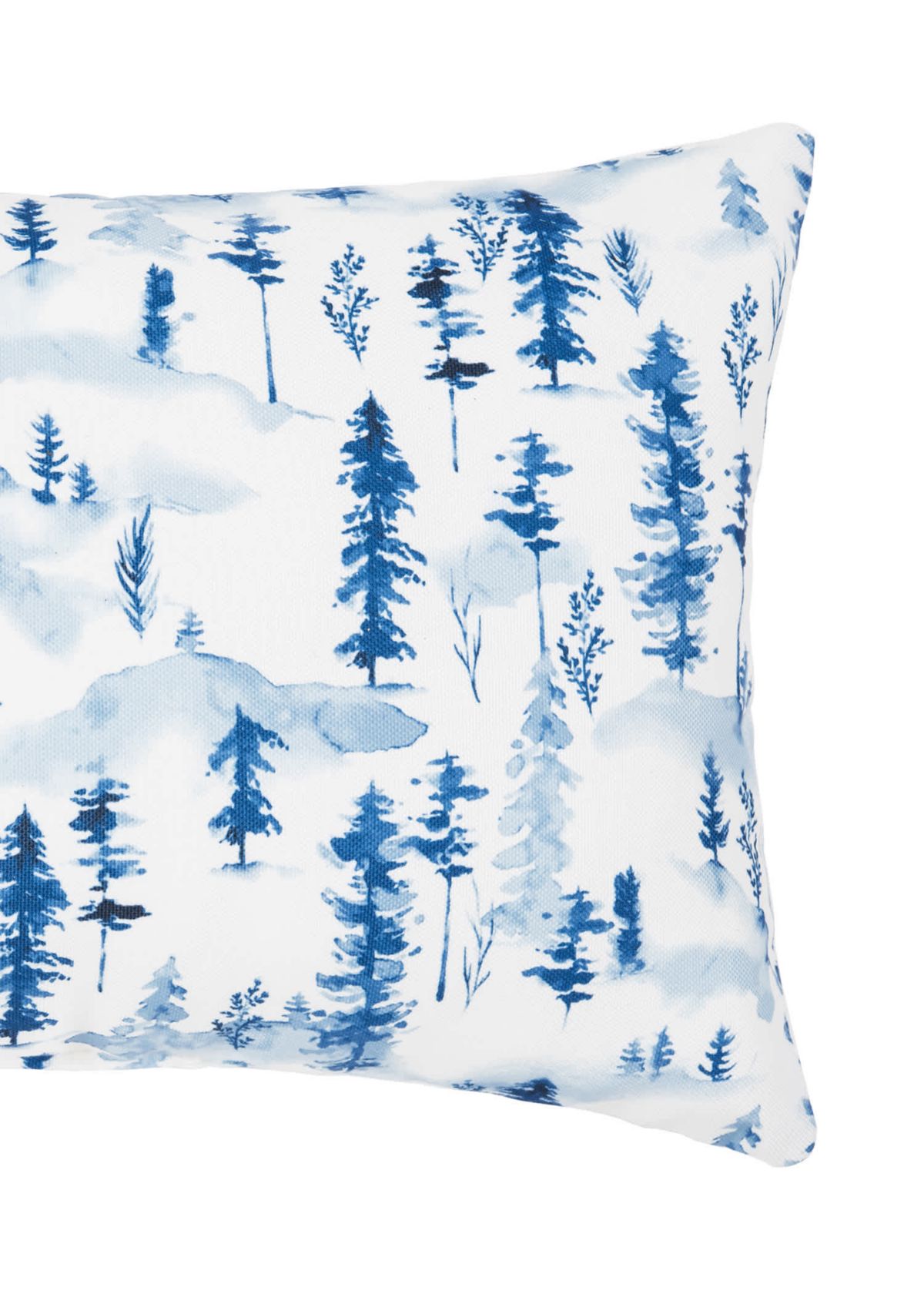 Winter Forest Indoor/Outdoor Christmas Throw Pillow 13" x 20"