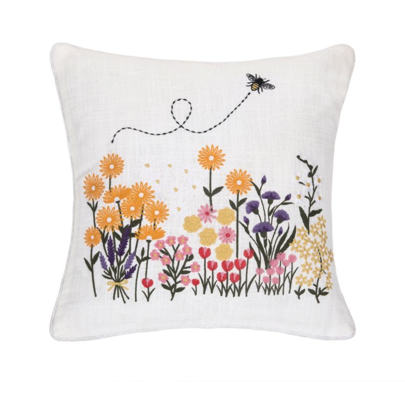 Bumble Bee Garden Pillow
