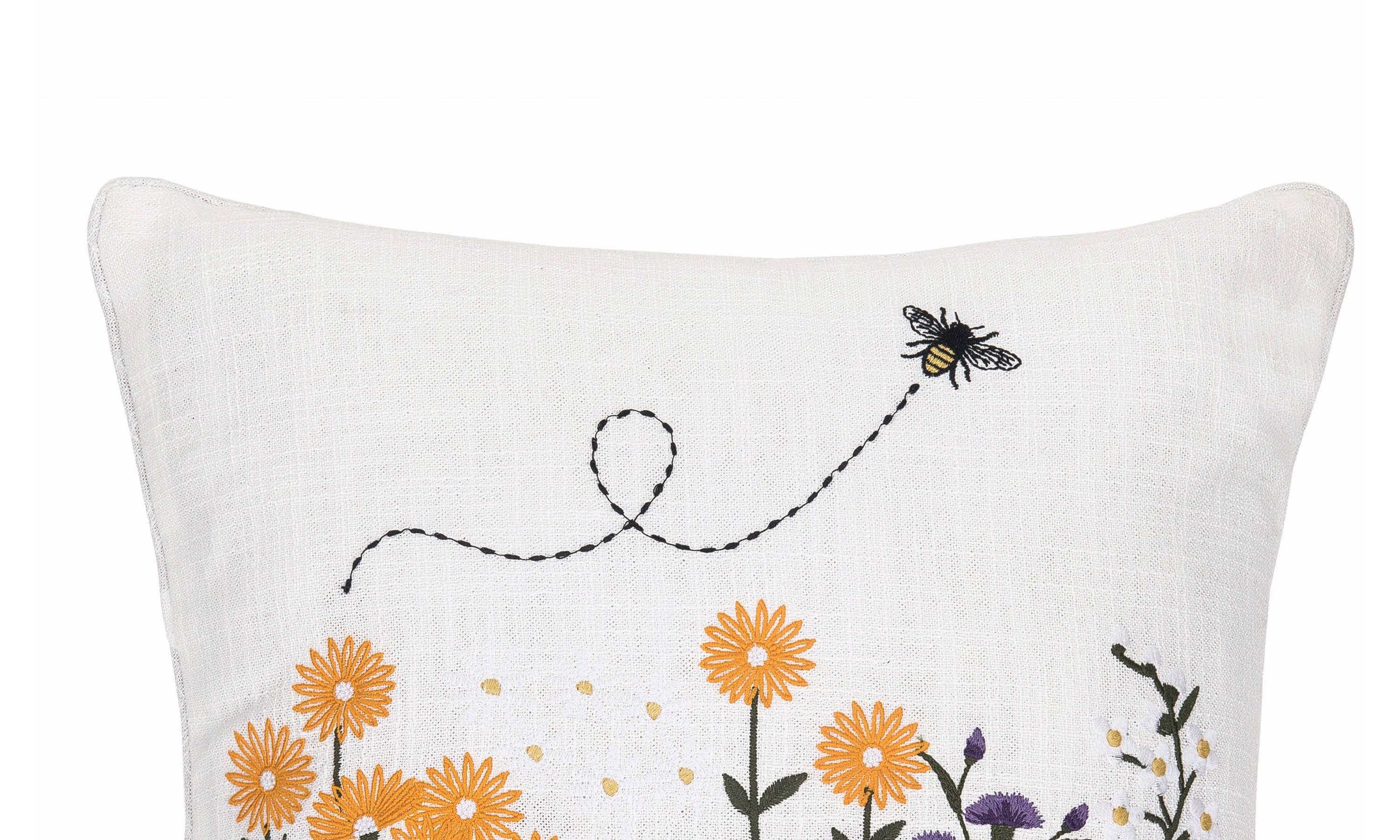 Bumble Bee Garden Pillow