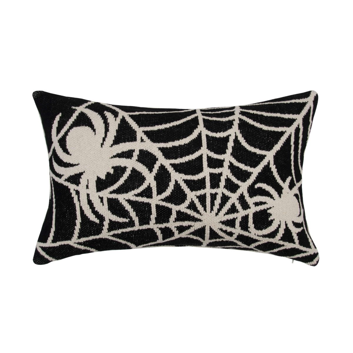 Halloween Spider Web Halloween Throw Pillow 16" x 24"