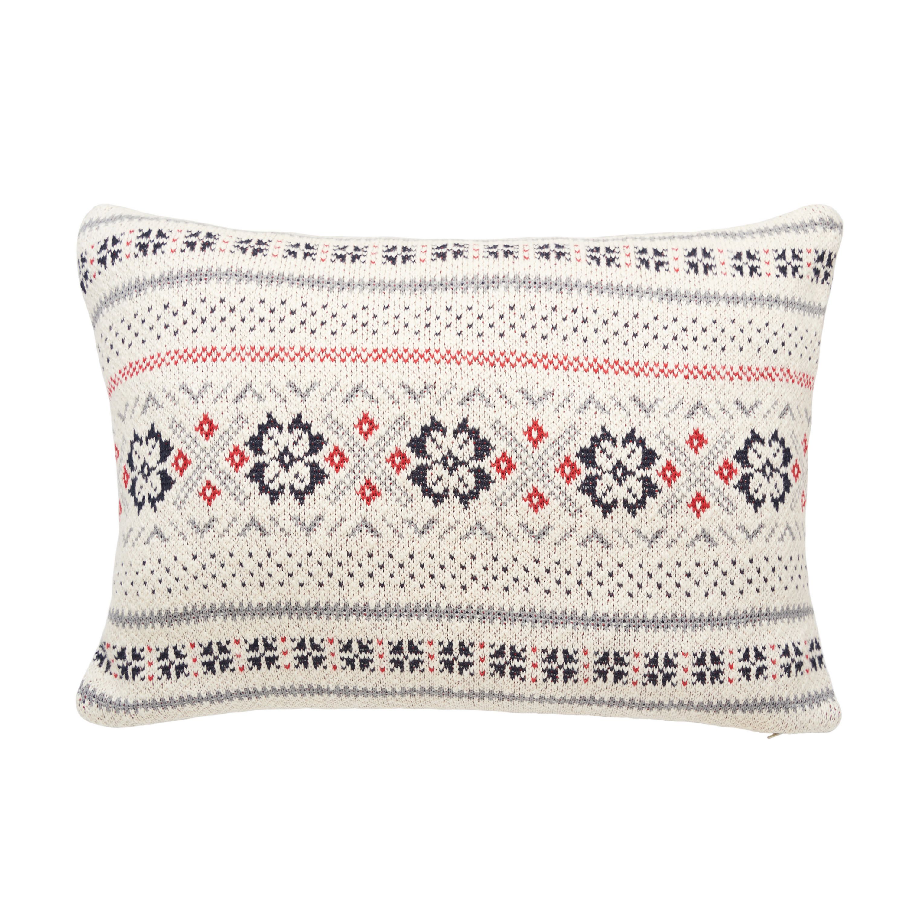 Snowflake Christmas Throw Pillow 16" x 24"