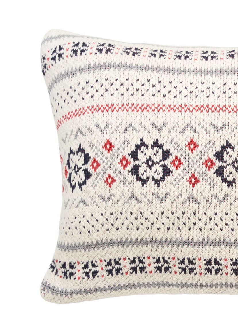 Snowflake Christmas Throw Pillow 16" x 24"
