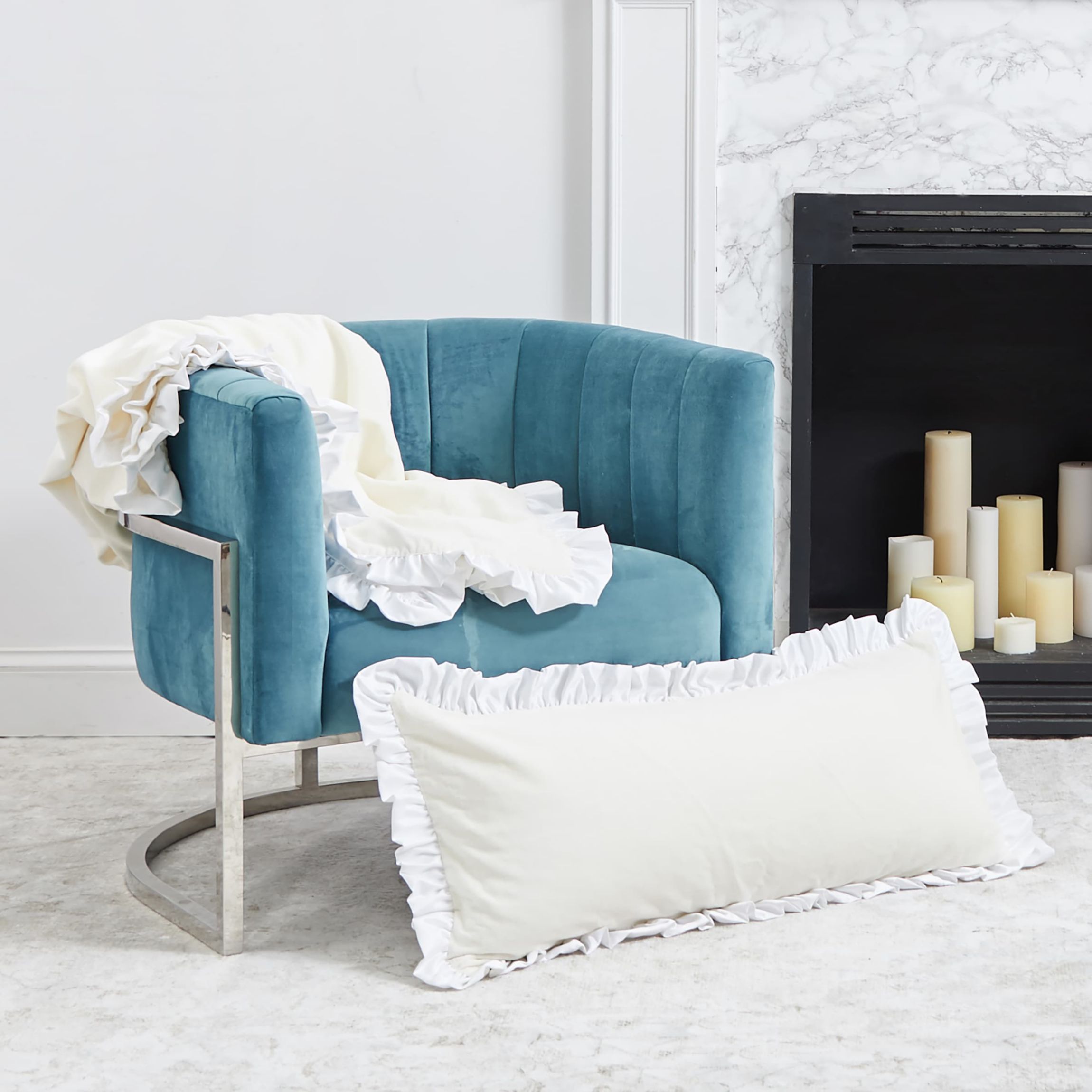 Ishana Ivory Throw 