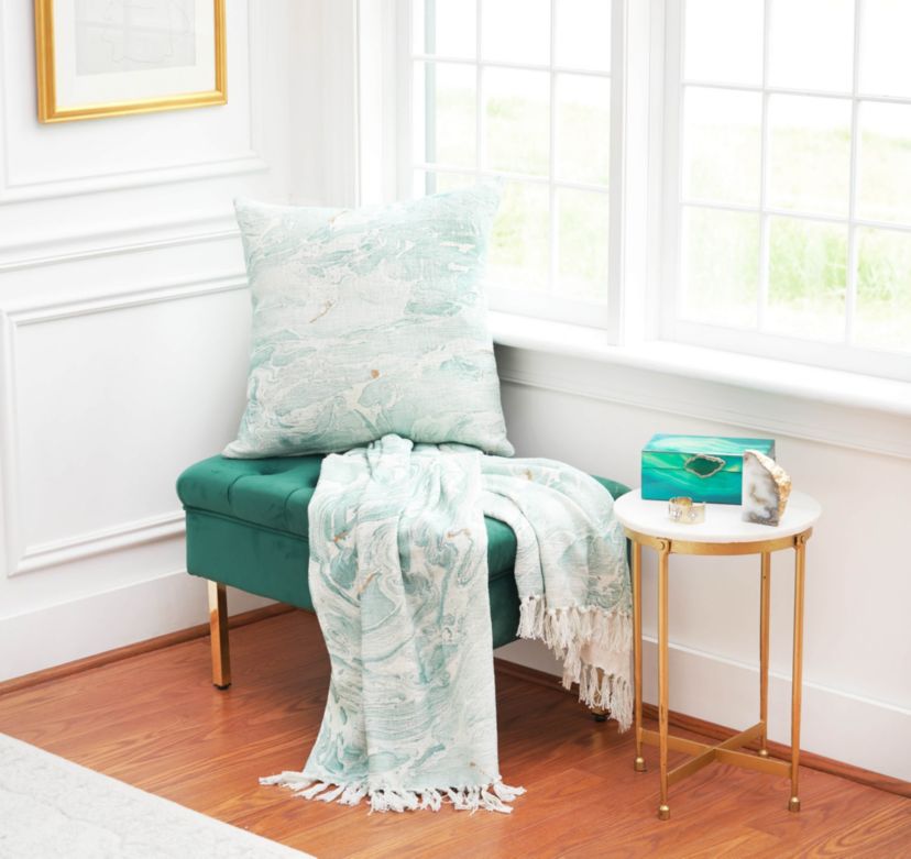 Marble Juniper Throw 