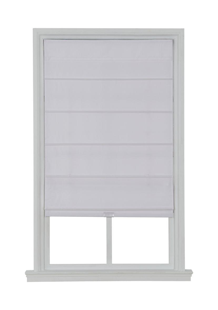 Cordless Room Darkening Fabric Roman Shade