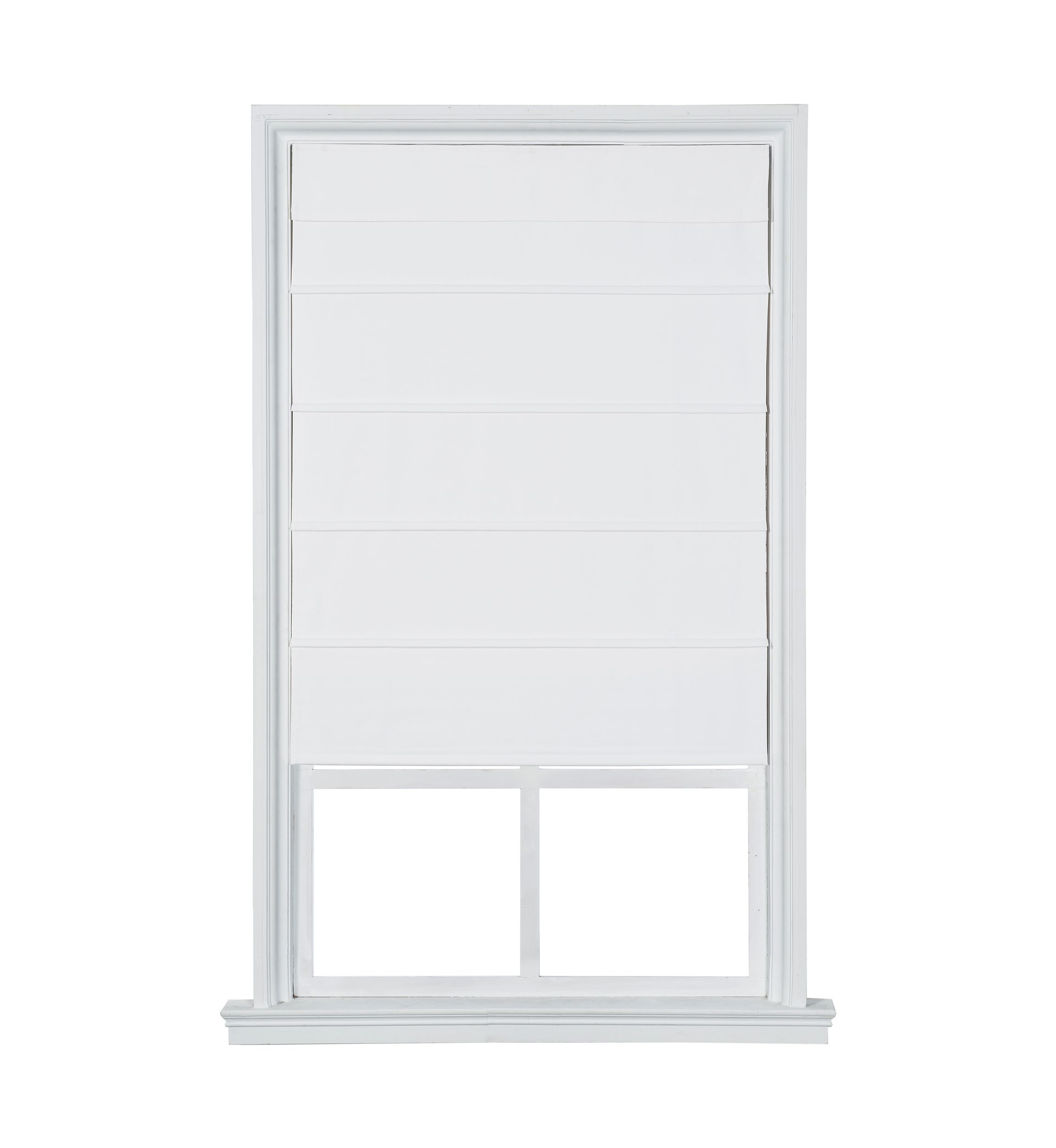 Cordless Room Darkening Textured Fabric Roman Shade