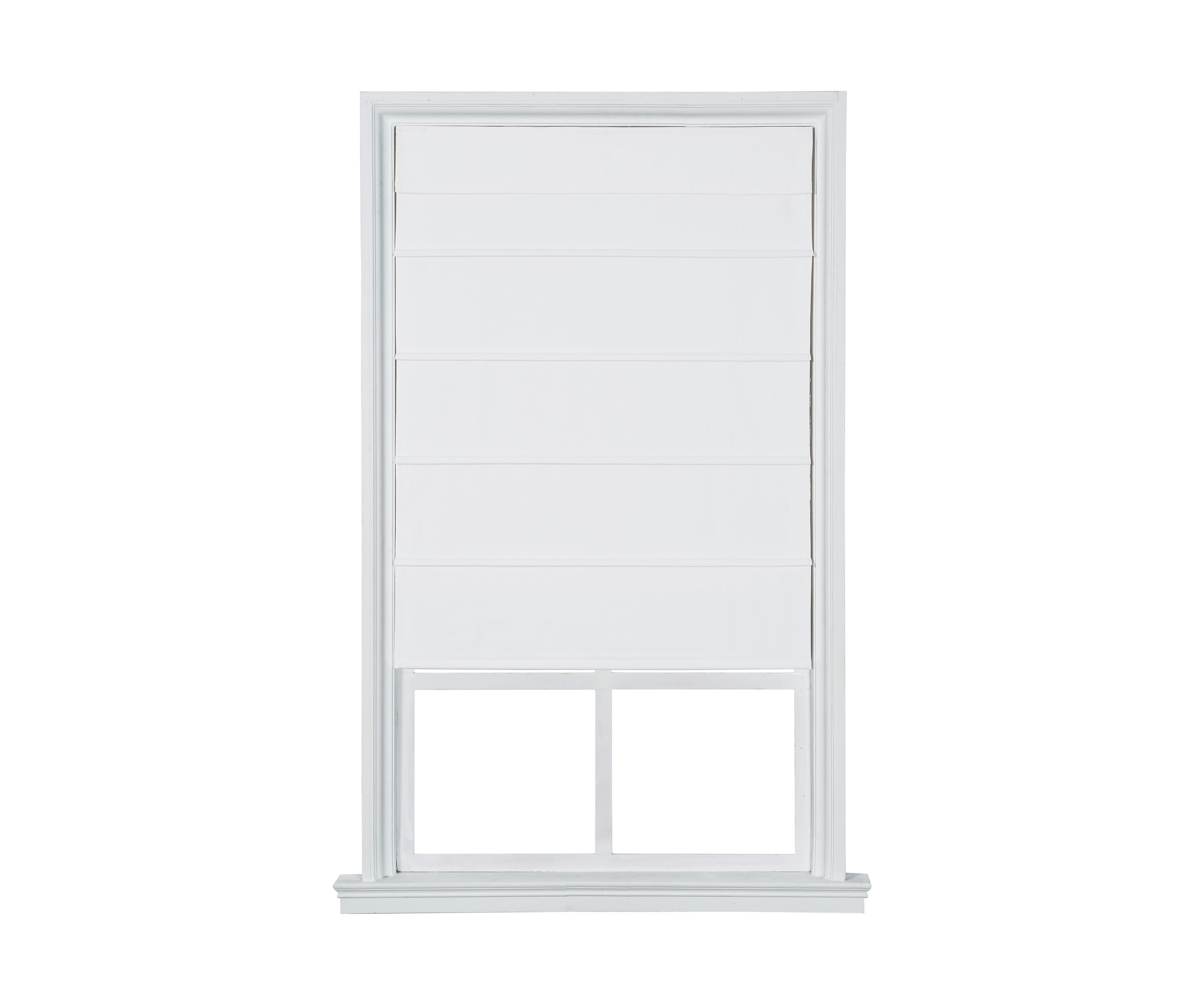 Cordless Room Darkening Textured Fabric Roman Shade