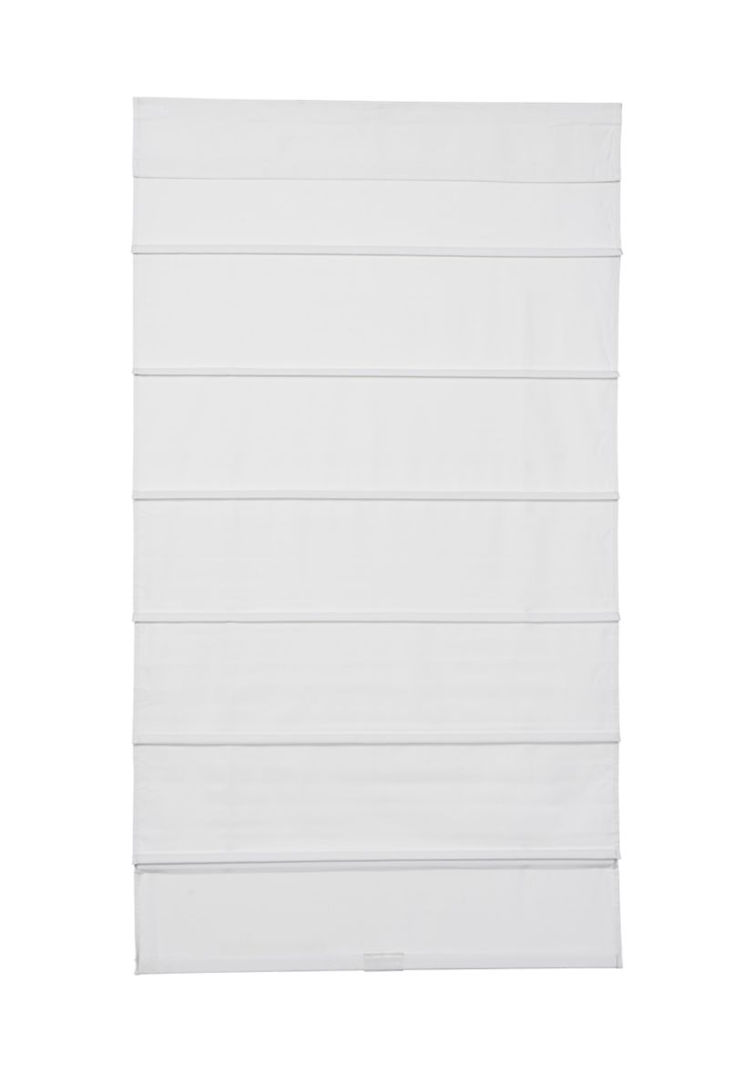 Cordless Room Darkening Textured Fabric Roman Shade
