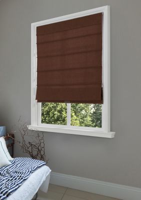 Cordless Light Filtering Fabric Roman Shade