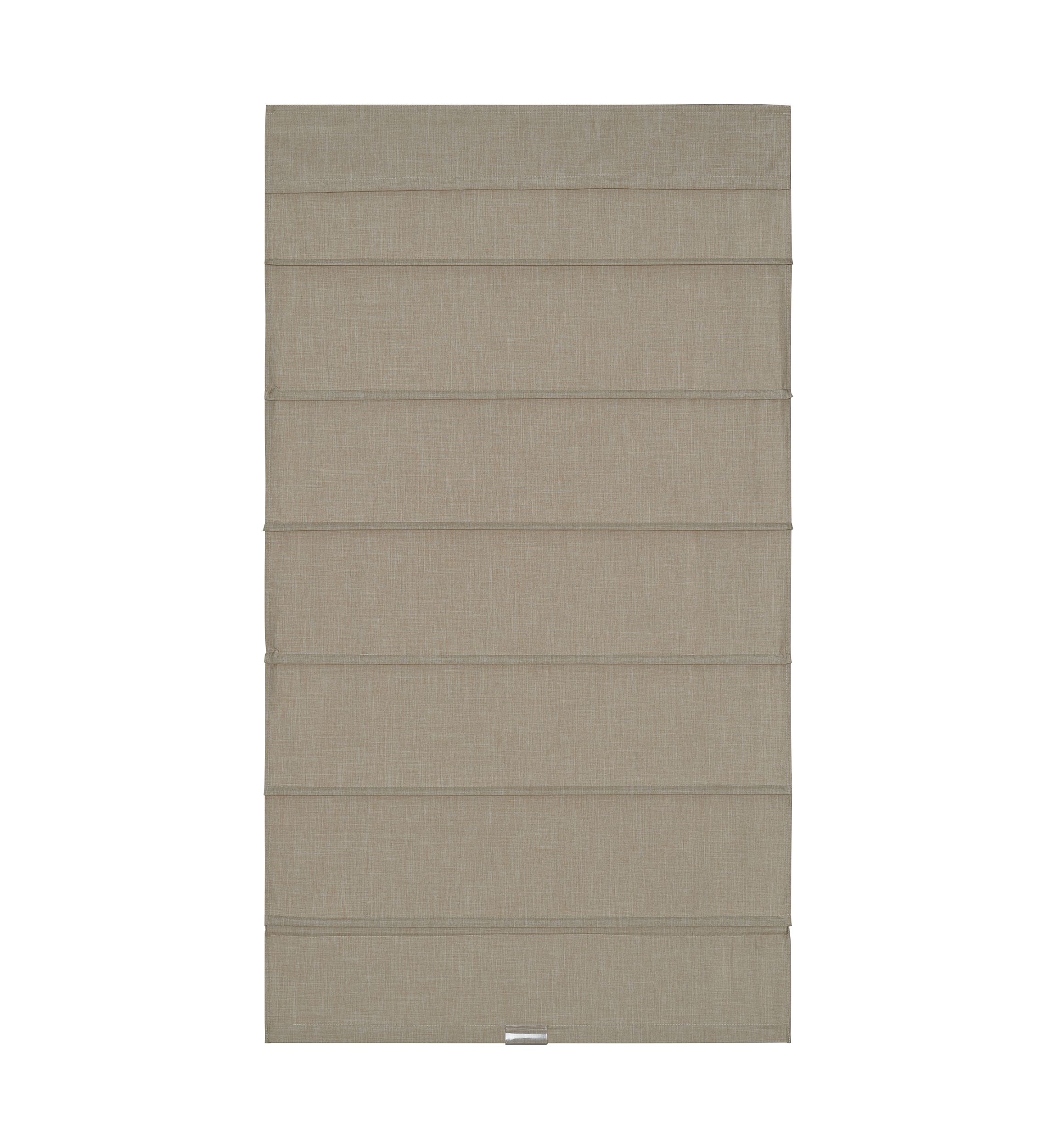 Cordless Light Filtering Fabric Roman Shade