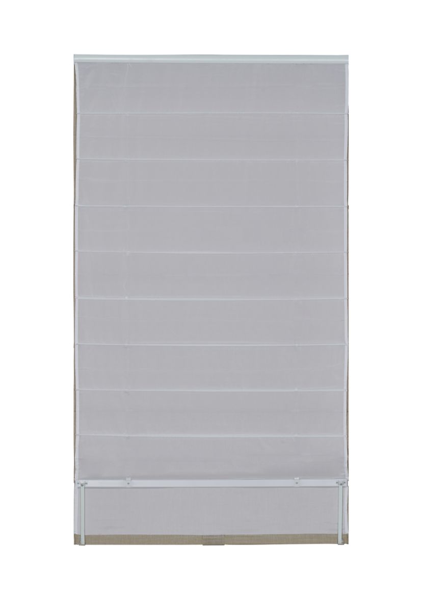 Cordless Light Filtering Fabric Roman Shade