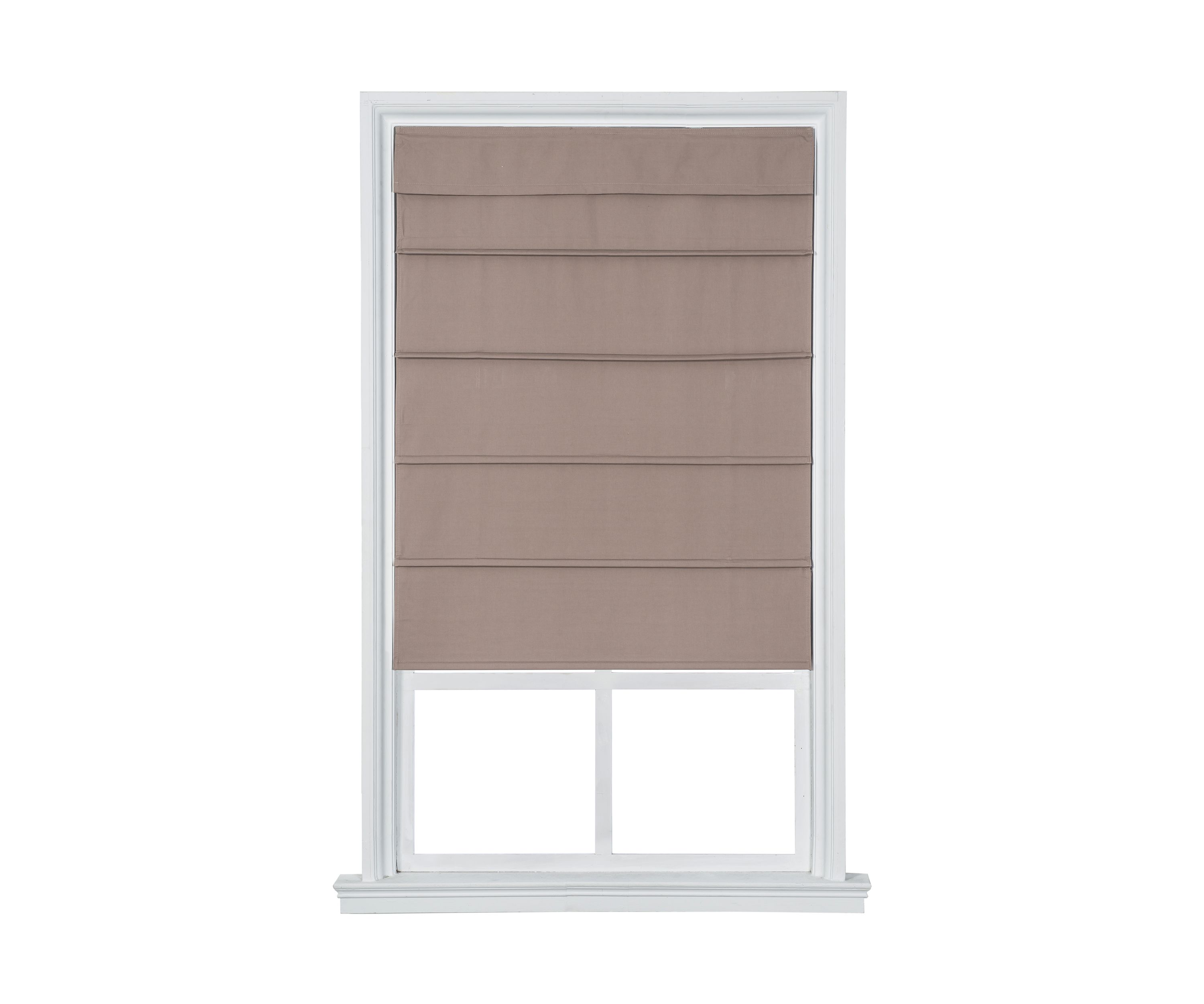 Cordless Cotton Classic Fabric Roman Shade