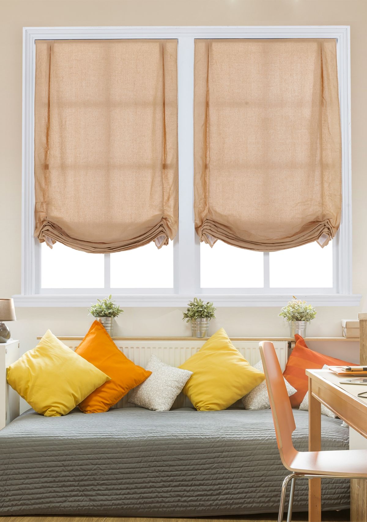 Cordless Tulip Fabric Shade