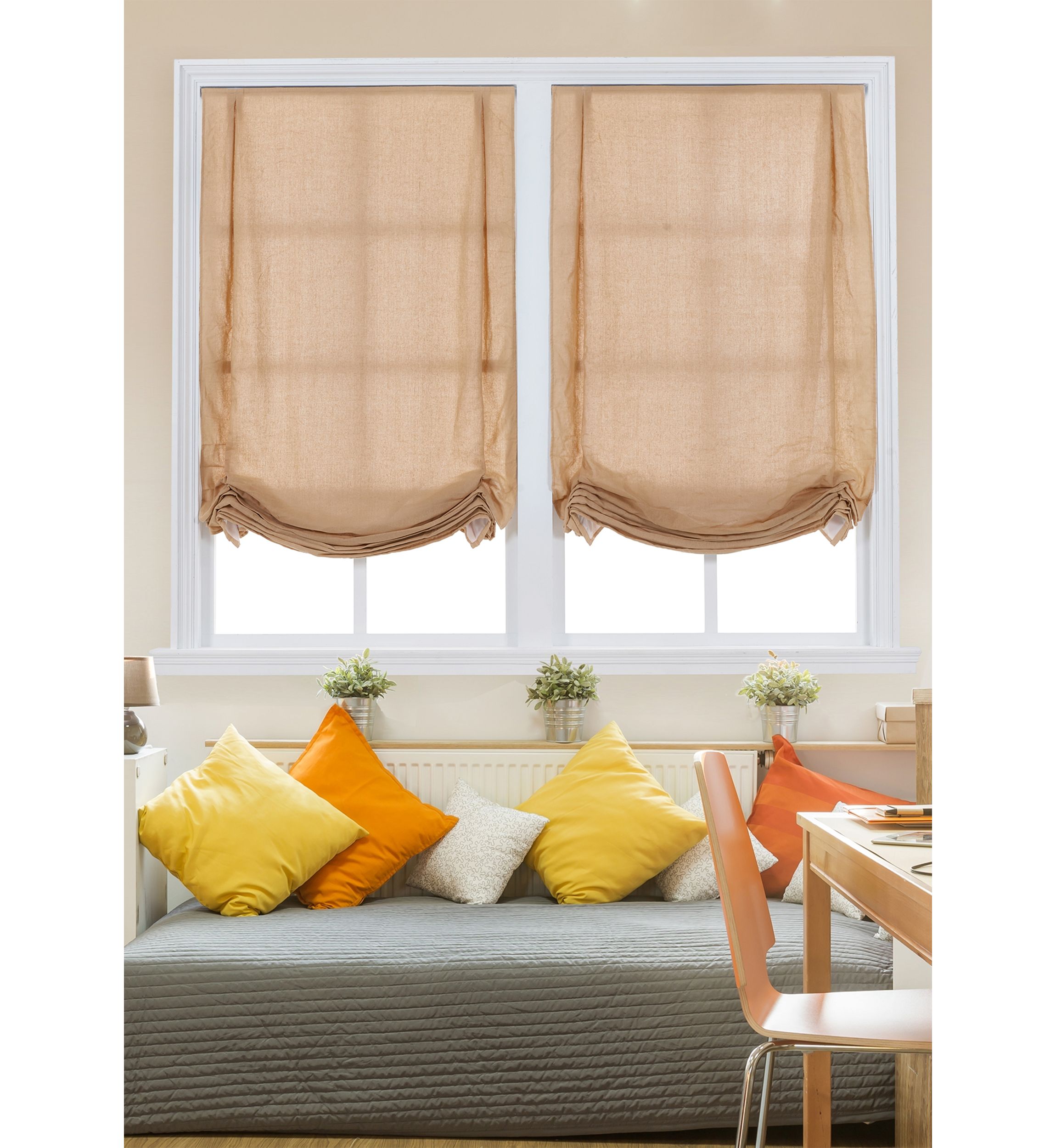 Cordless Tulip Fabric Shade