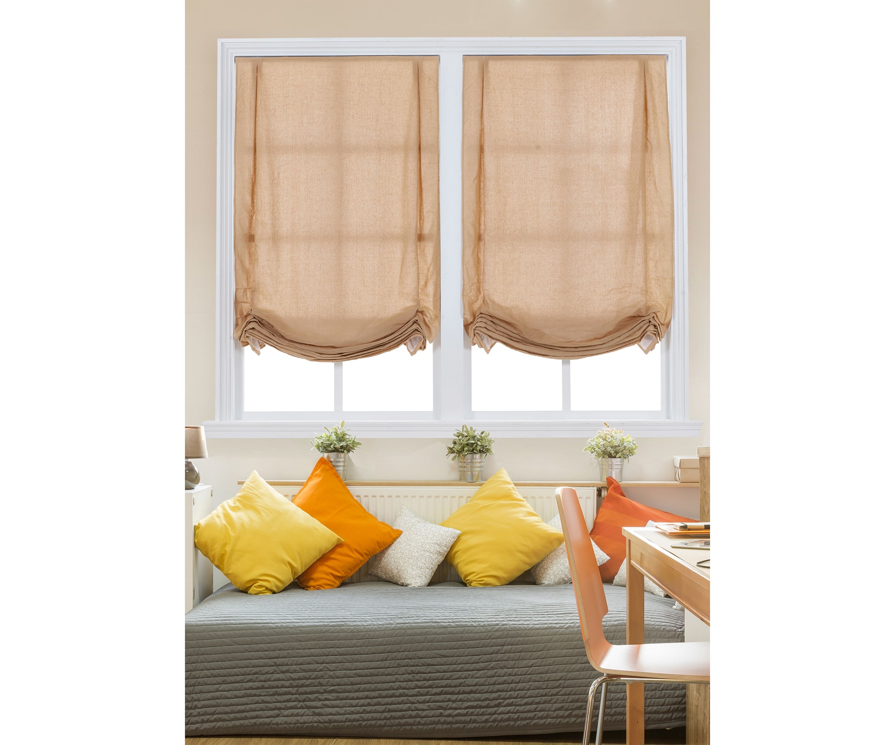 Cordless Tulip Fabric Shade